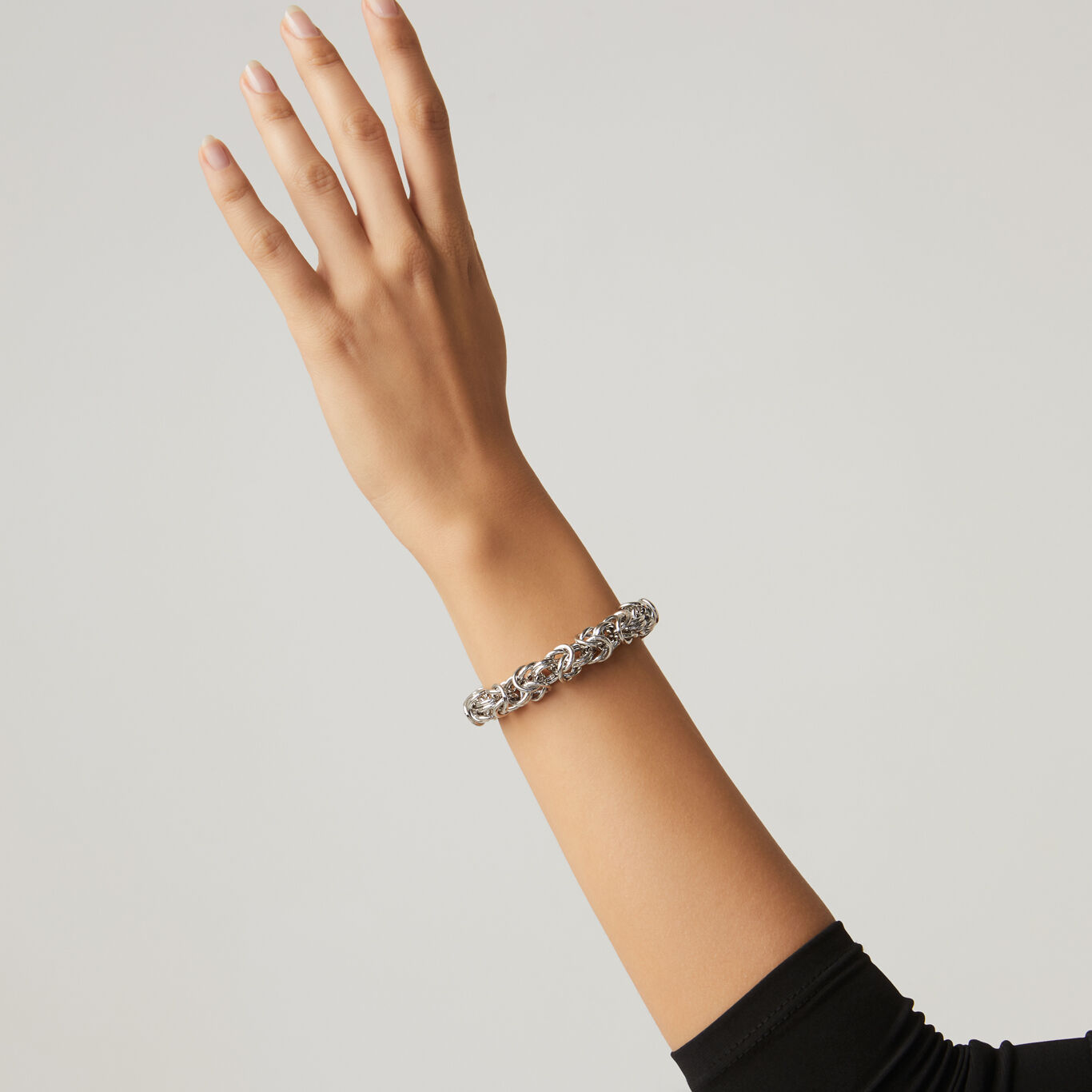 Armband byzantinische Glieder gross, Armband aus Silber 925_image number 1_Giovanni Raspini