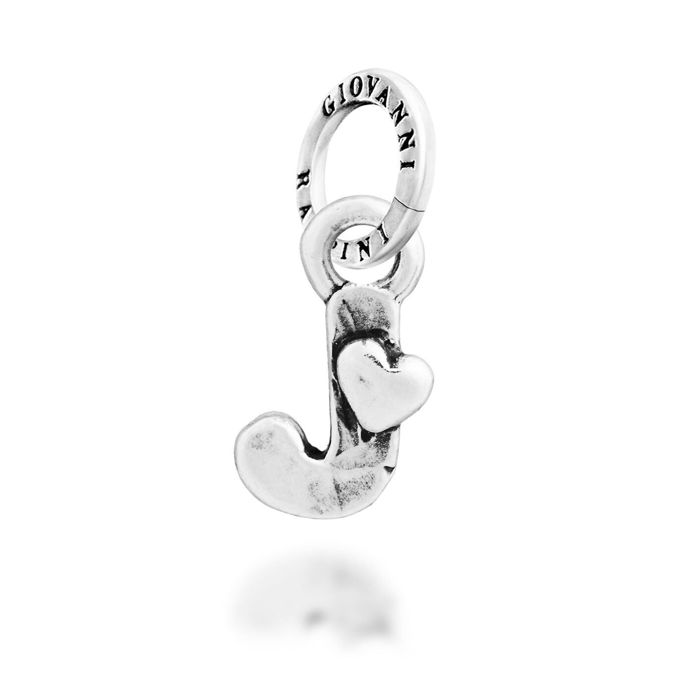 Charm "J" Cuoricino