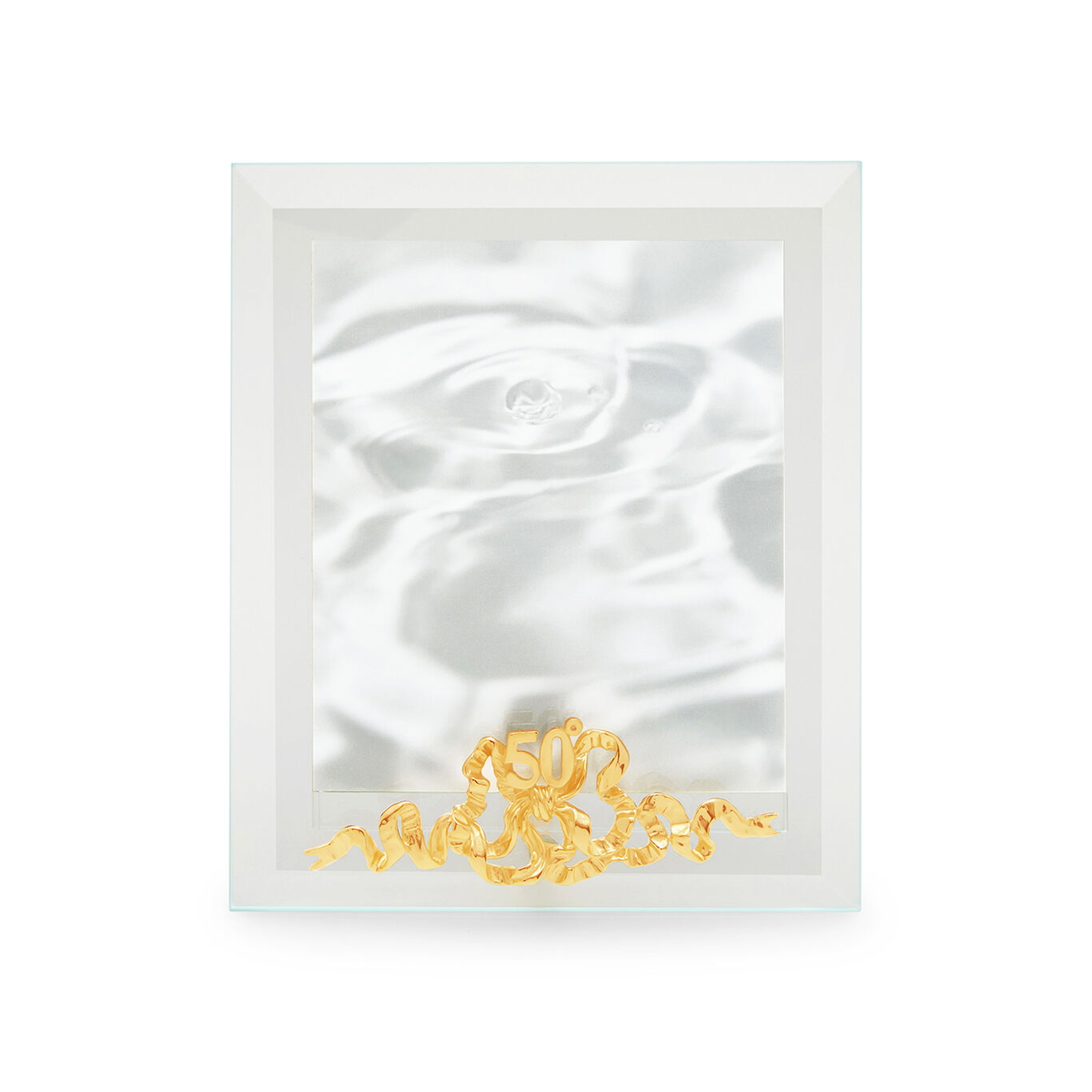 Cadre Encerclé Lumière 50°, Cadre en argent doré et verre biseauté_image number 0_Giovanni Raspini