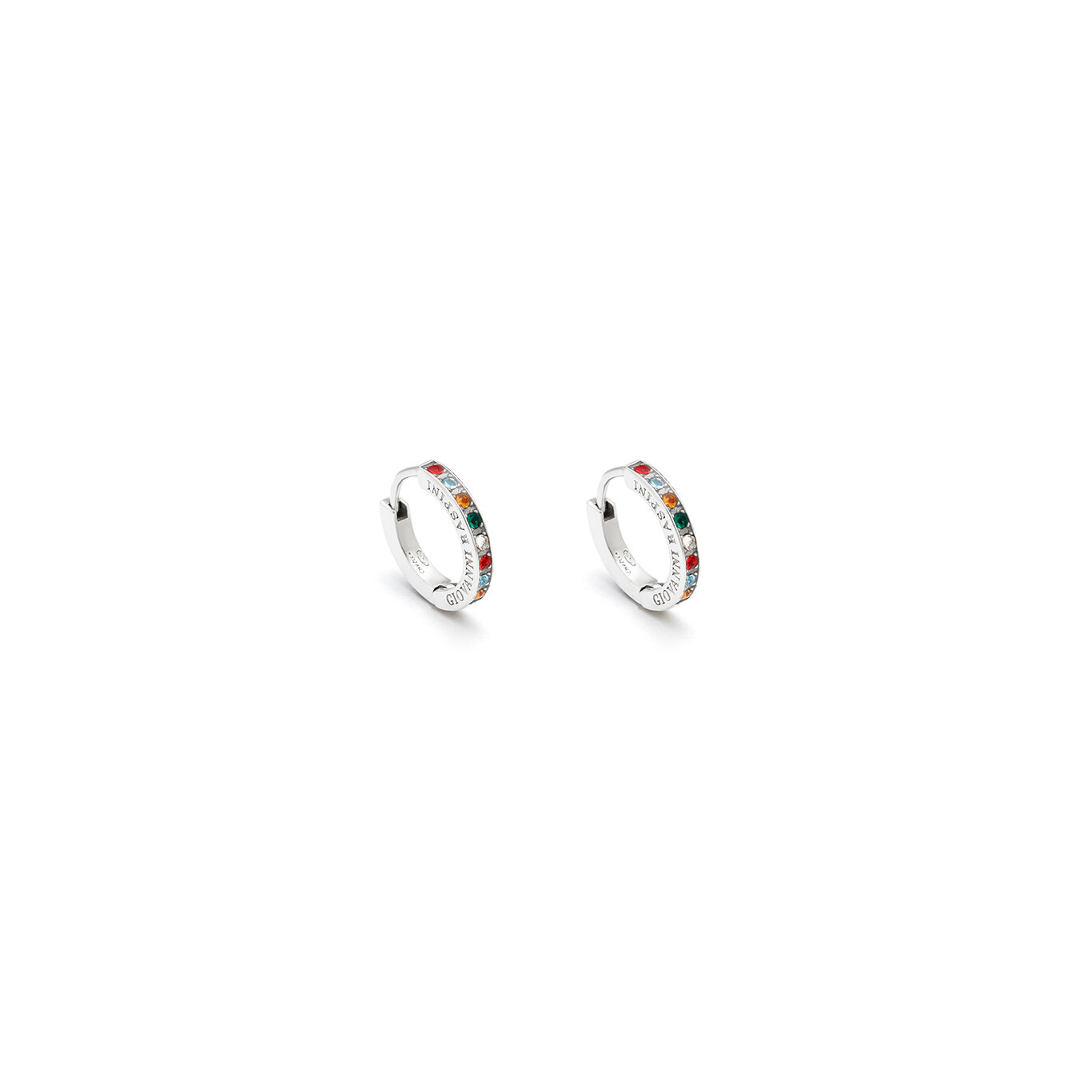 Huggie Crystal Coloured Earrings