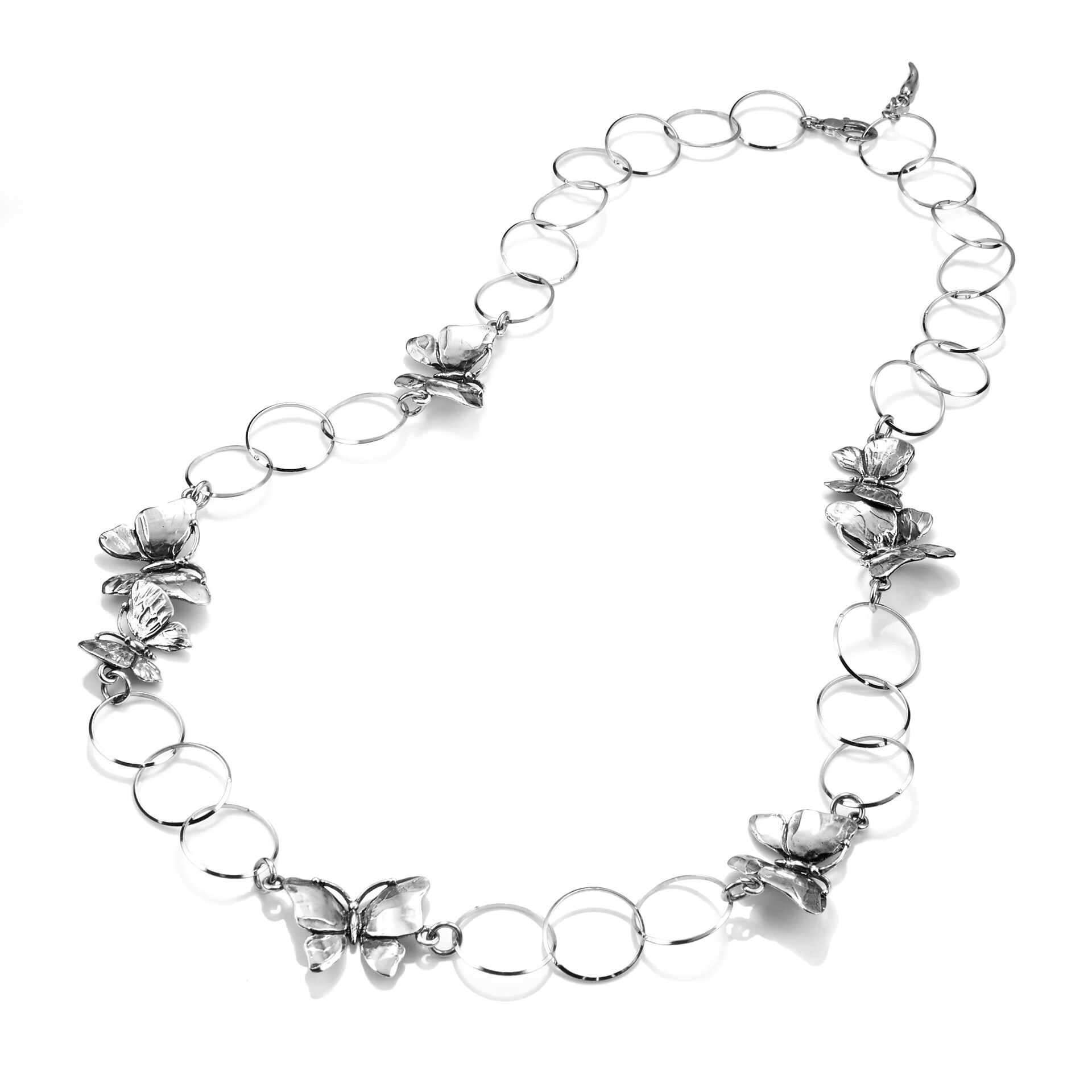 Butterflies Long Necklace image number 0