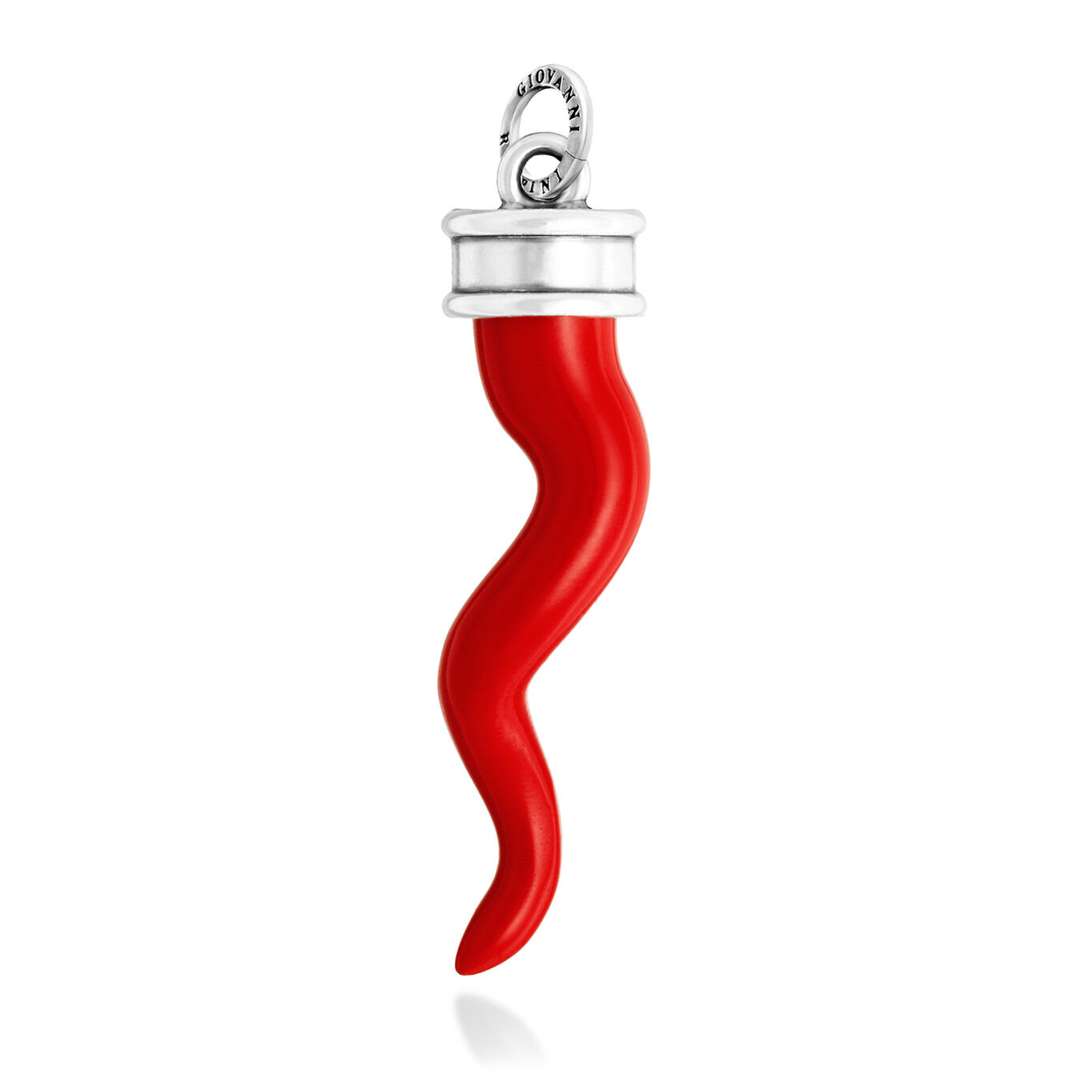 Classic Red Italian Horn Large Charm