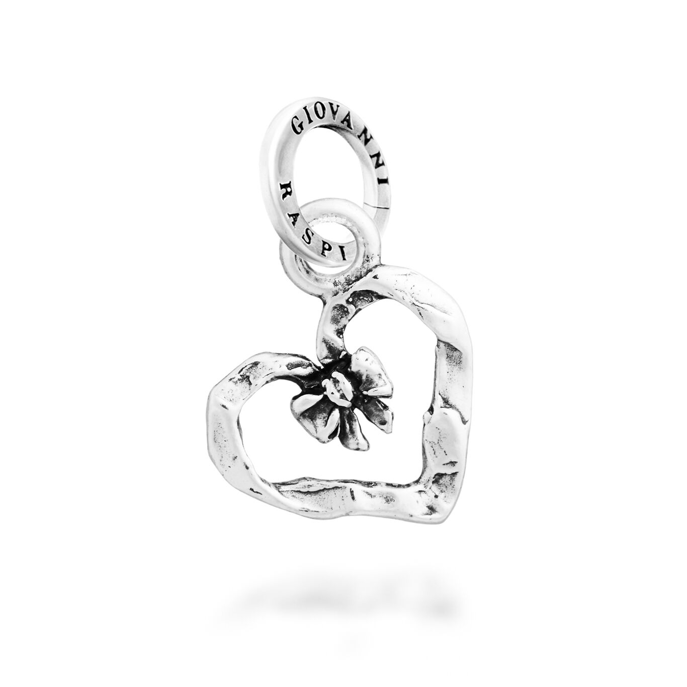 Bow Heart Small Charm