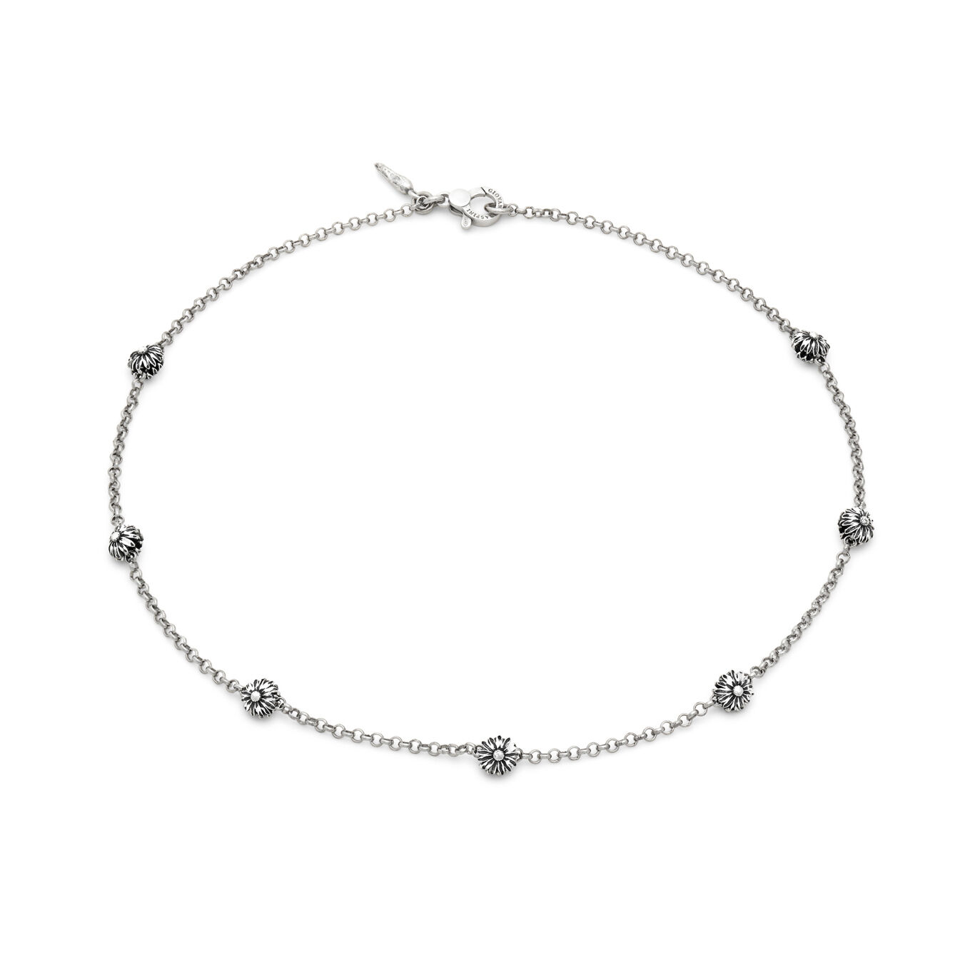 Daisy Dot Necklace, Necklace in Sterling Silver_image number 0_Giovanni Raspini