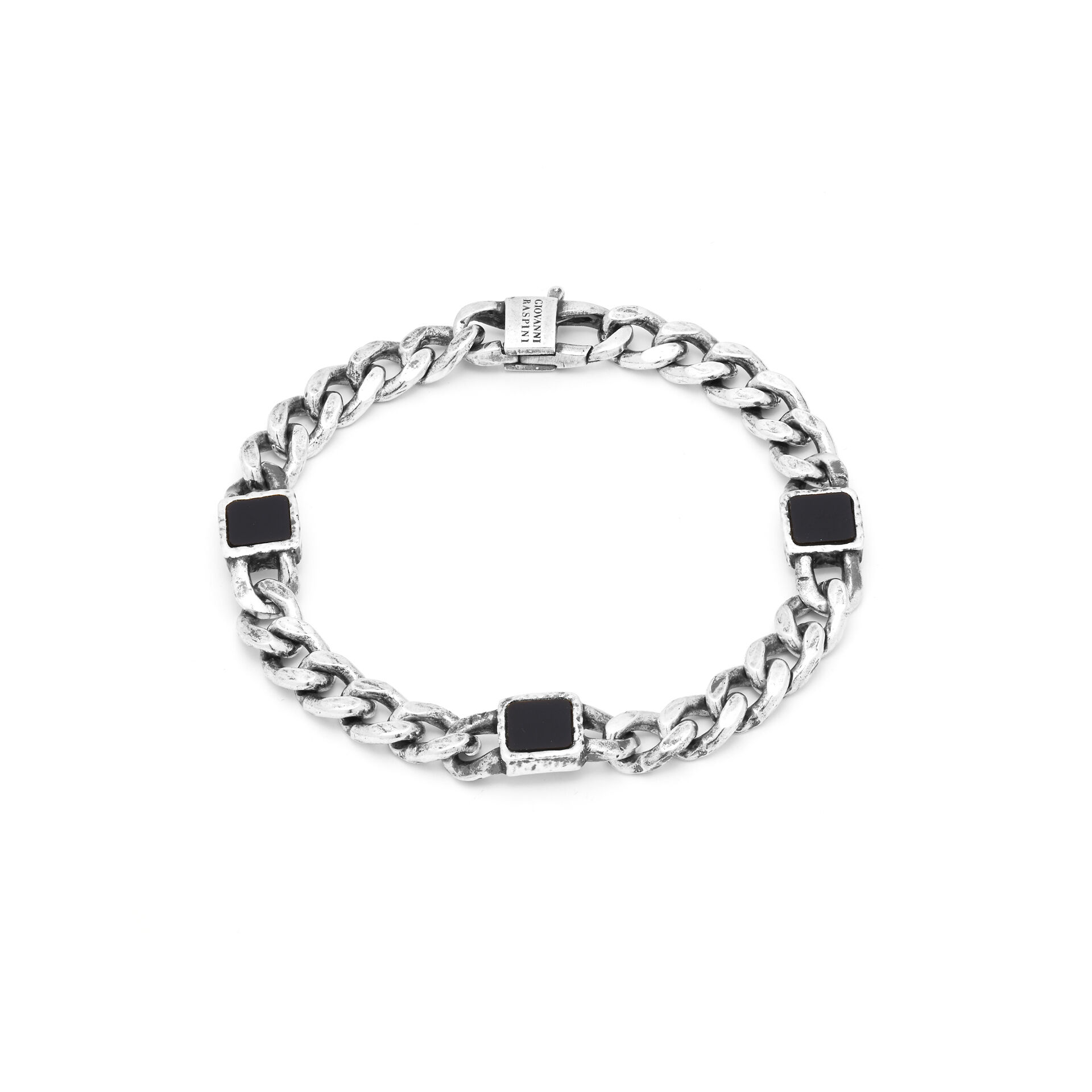 Onyx Curb Chain Bracelet image number 0