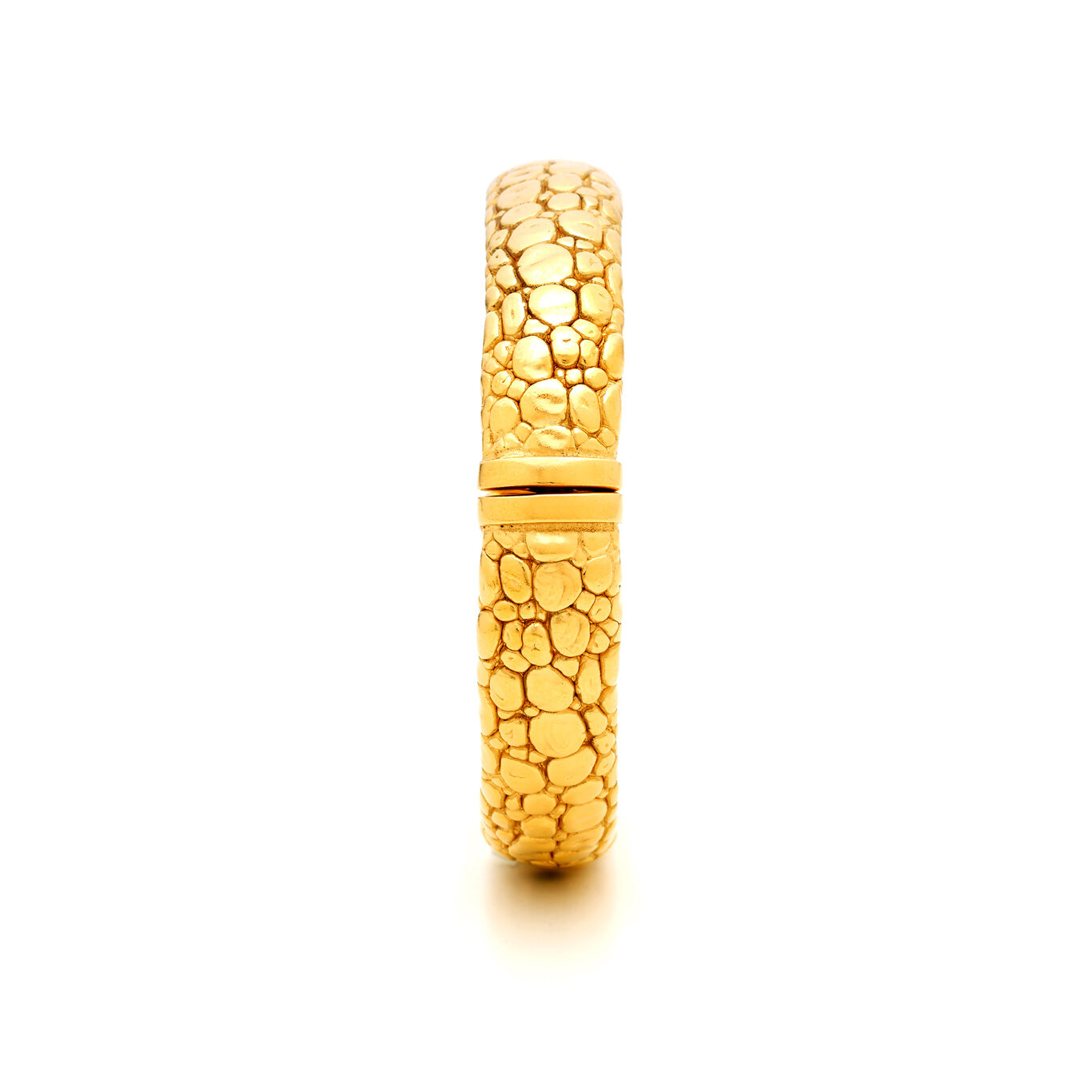 Croco Bangle, Bangle in gold-plated Sterling Silver_image number 5_Giovanni Raspini