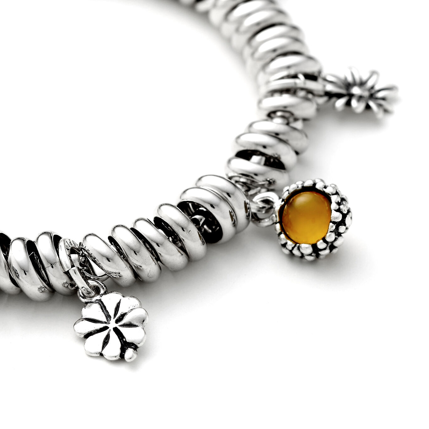 Four-Leaf Clover Mini Charm, Charm in Sterling Silver_image number 1_Giovanni Raspini