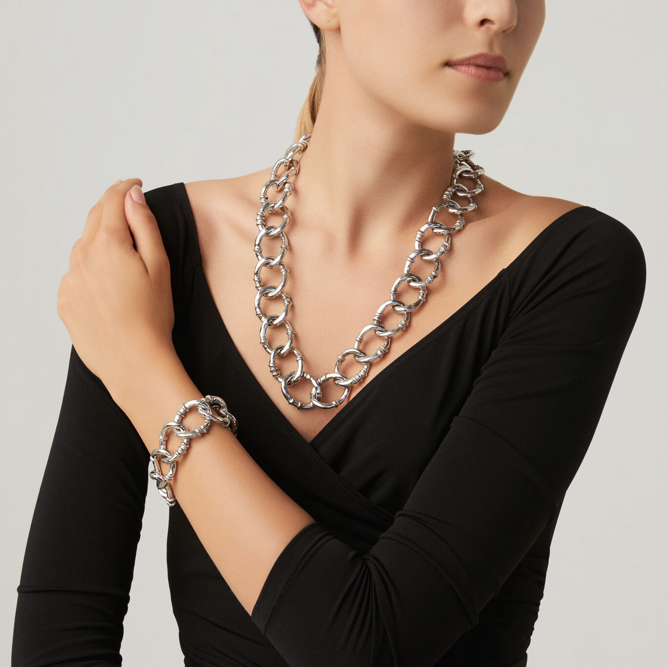 Barrique Bracelet, Bracelet in Sterling Silver_image number 2_Giovanni Raspini