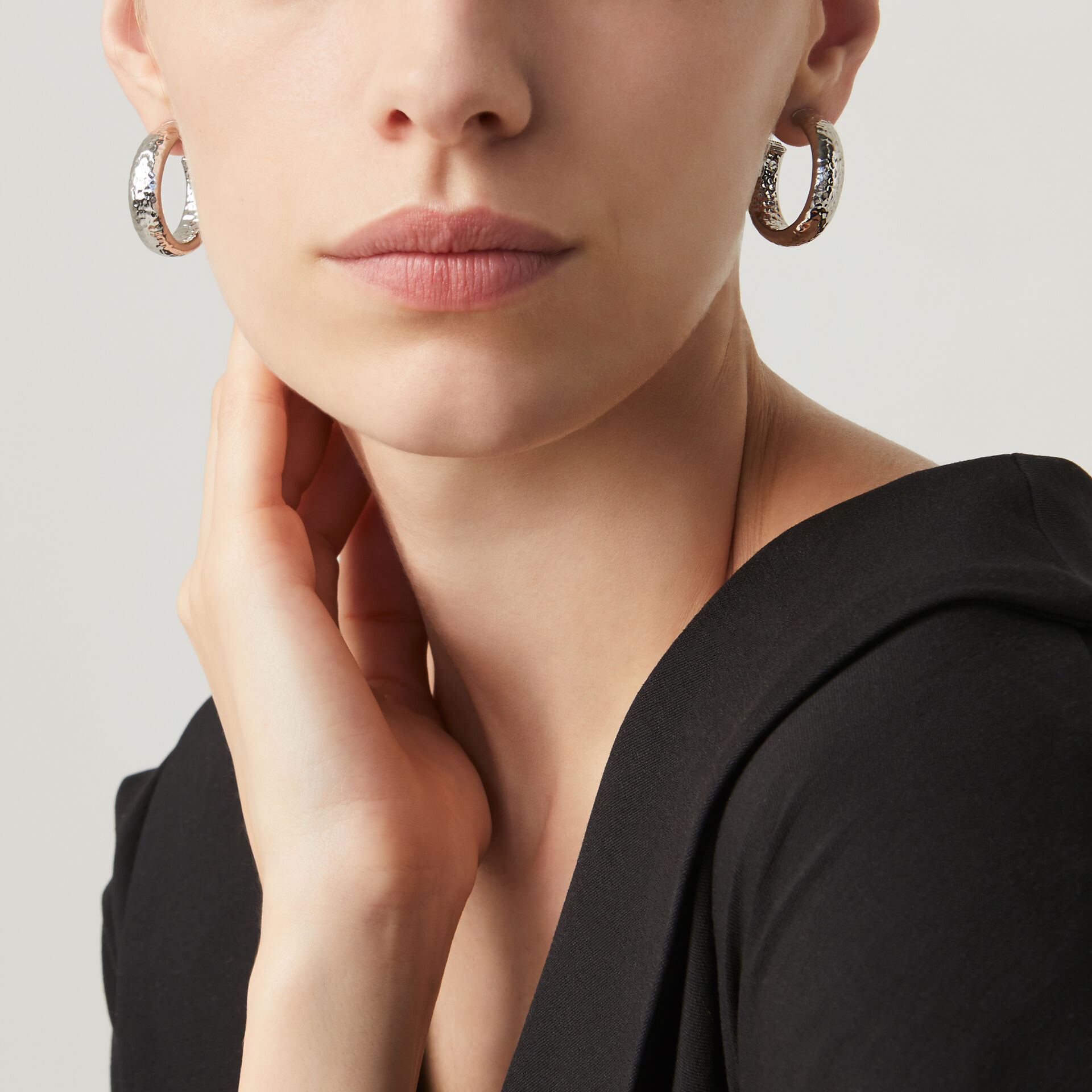 Boucles D'Oreilles Moon Rock, Petit Mod&egrave;le image number 1