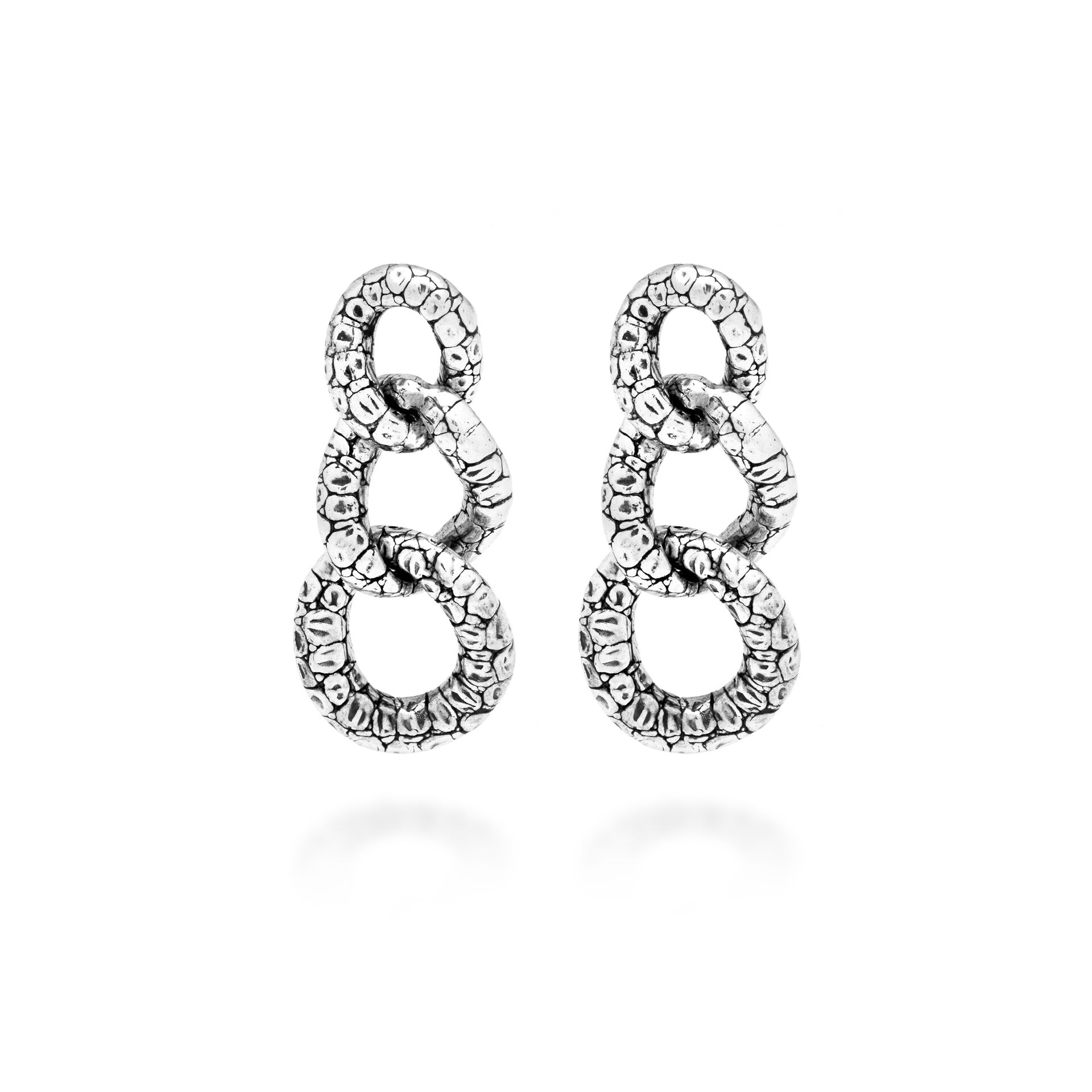 Croco Drop Earrings image number 0
