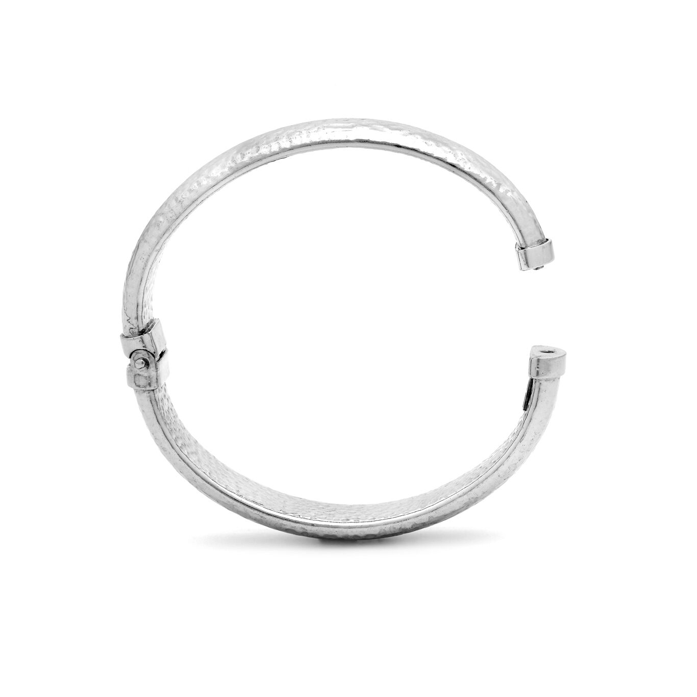 Moon Rock Big Bangle, Bangle in Sterling Silver_image number 3_Giovanni Raspini