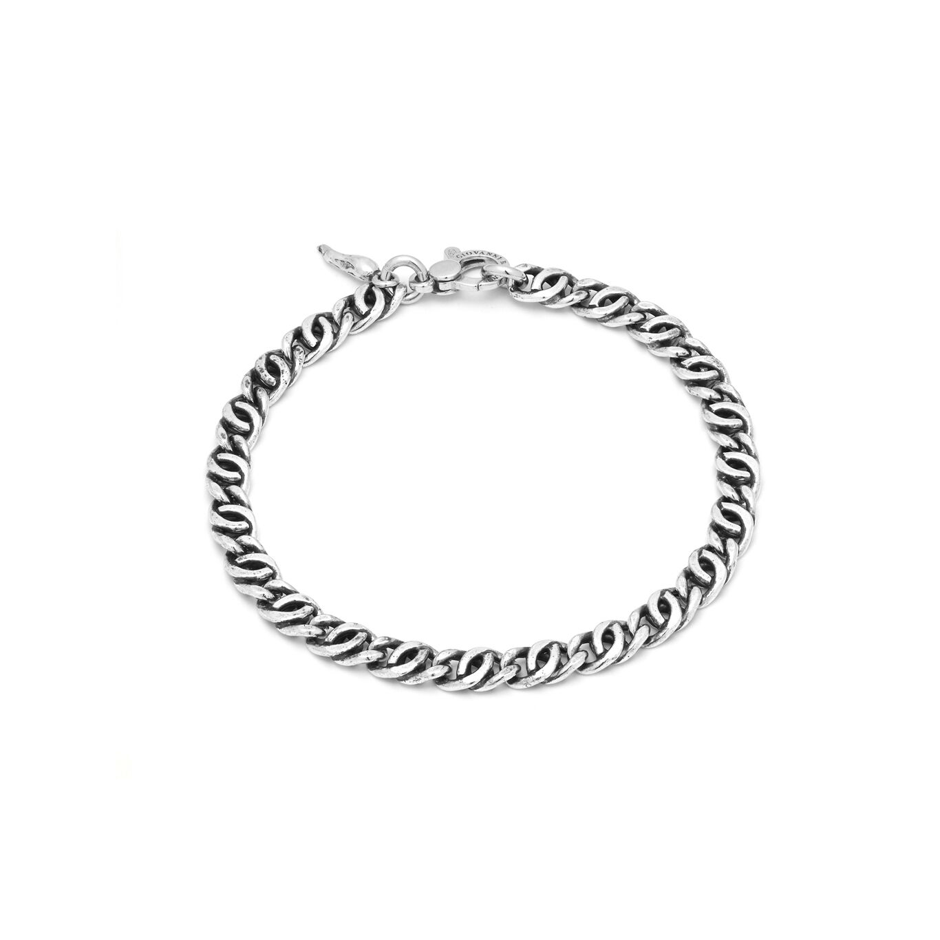 Small Double Curb Chain Bracelet