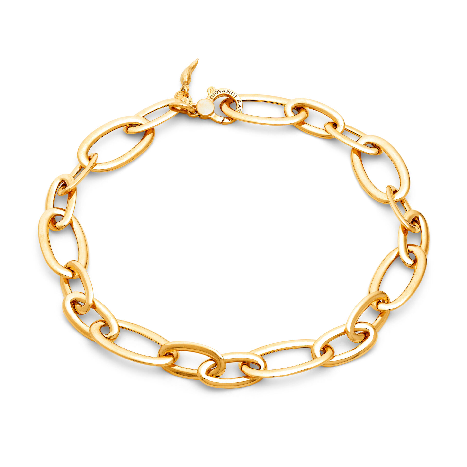 Bold Oval Links Necklace image number 0