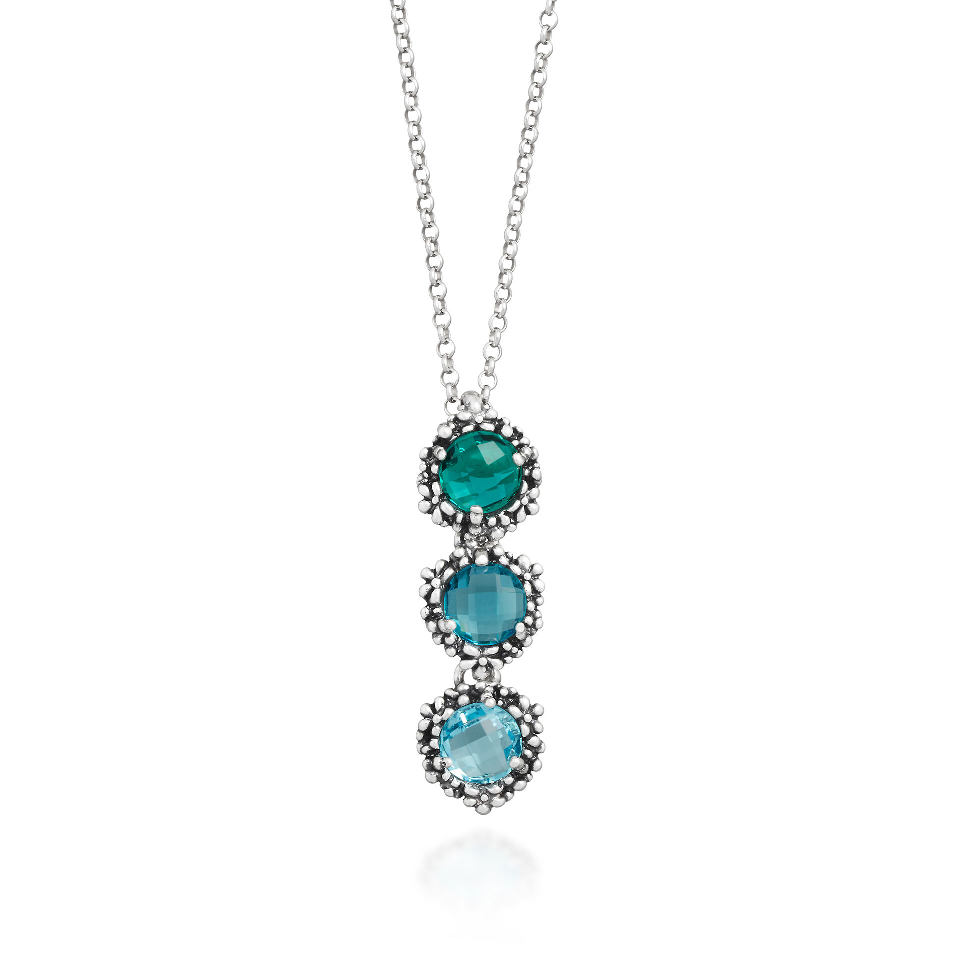 Blue Ivy Drop Pendant image number 0