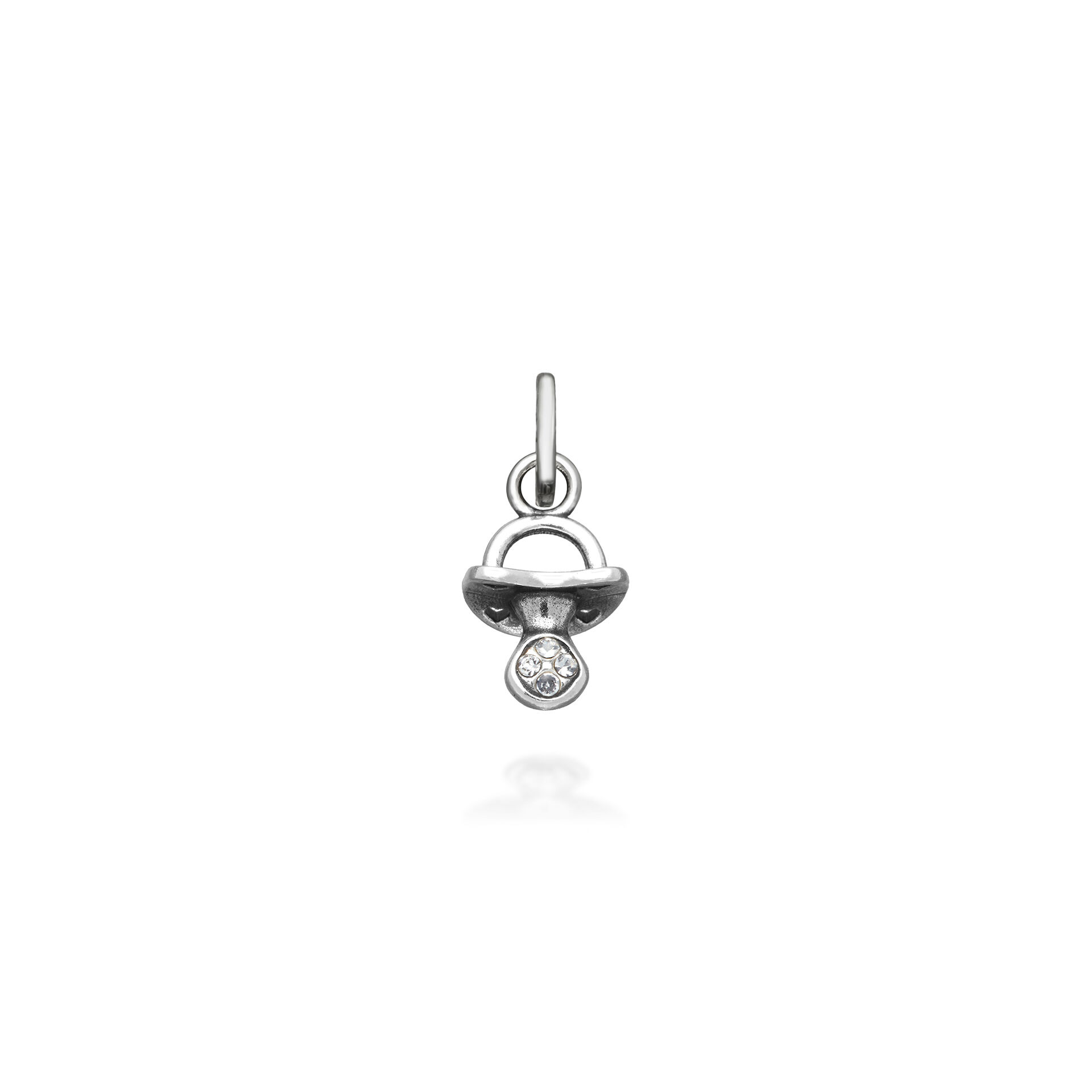 Pacifier Crystal Mini Charm image number 0