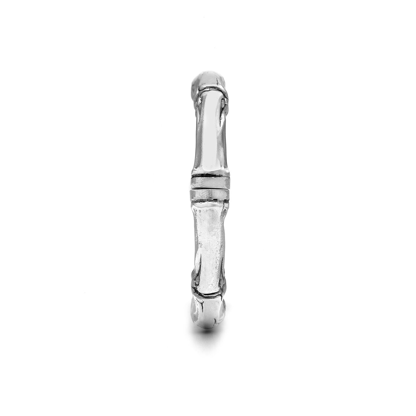 Bamboo Big Bangle, Bangle in Sterling Silver_image number 4_Giovanni Raspini