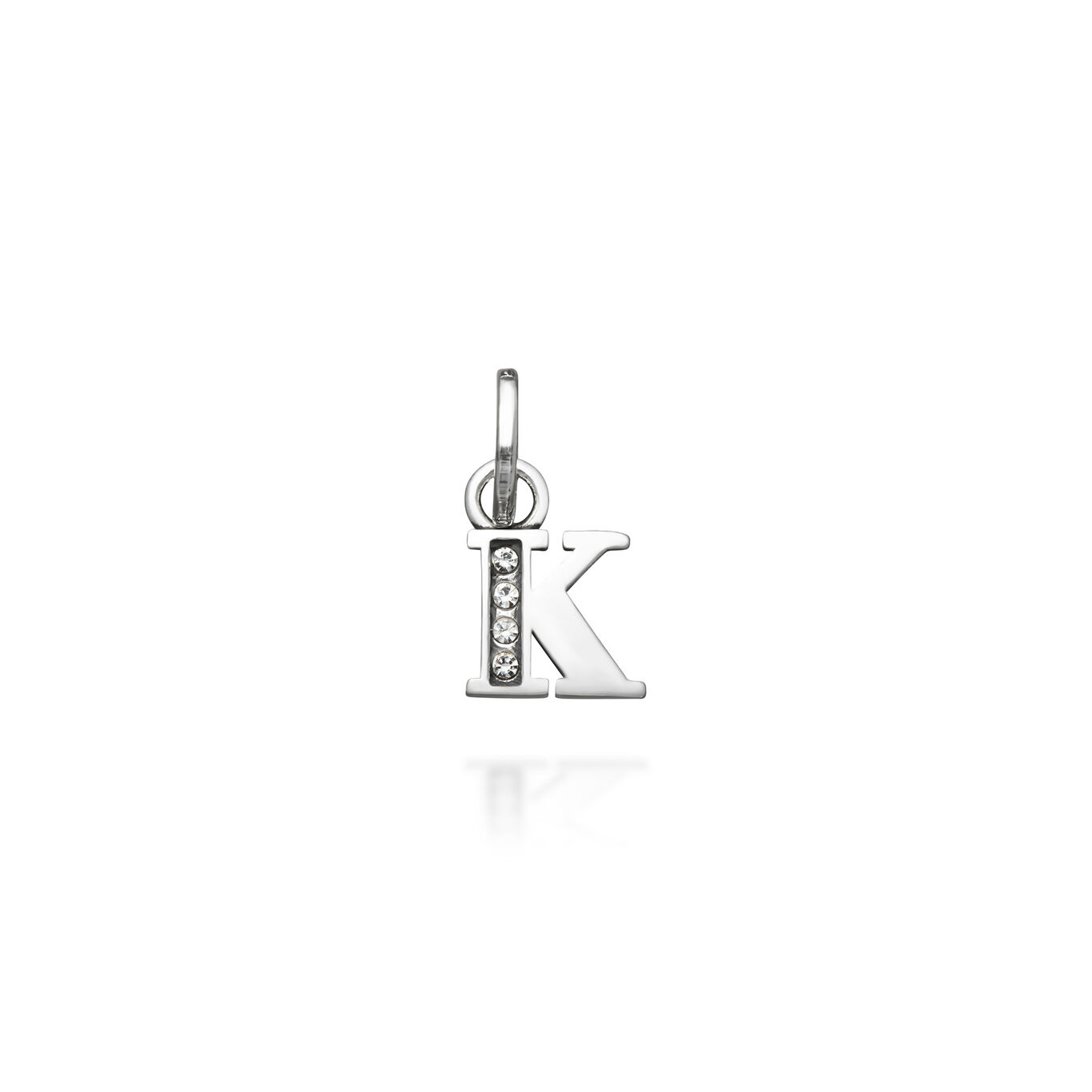 Mini Charm &laquo; K &raquo; Cristaux