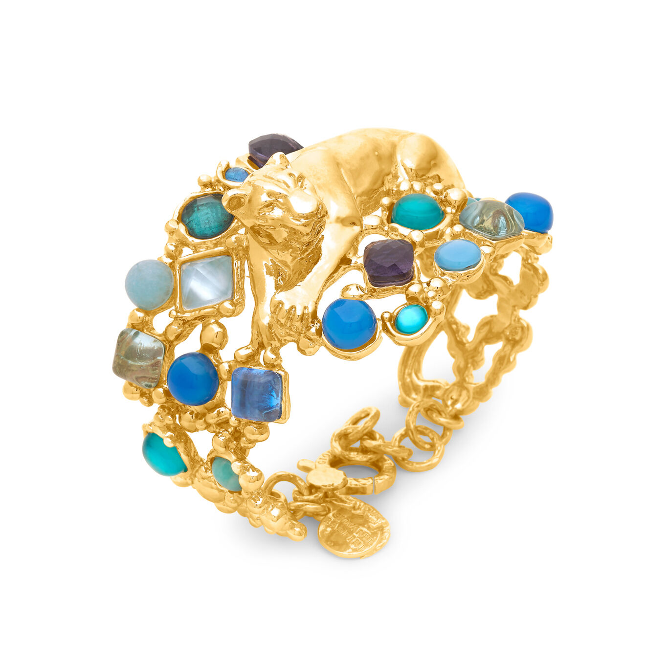 Pulsera Panth&egrave;re Mirage Bleu