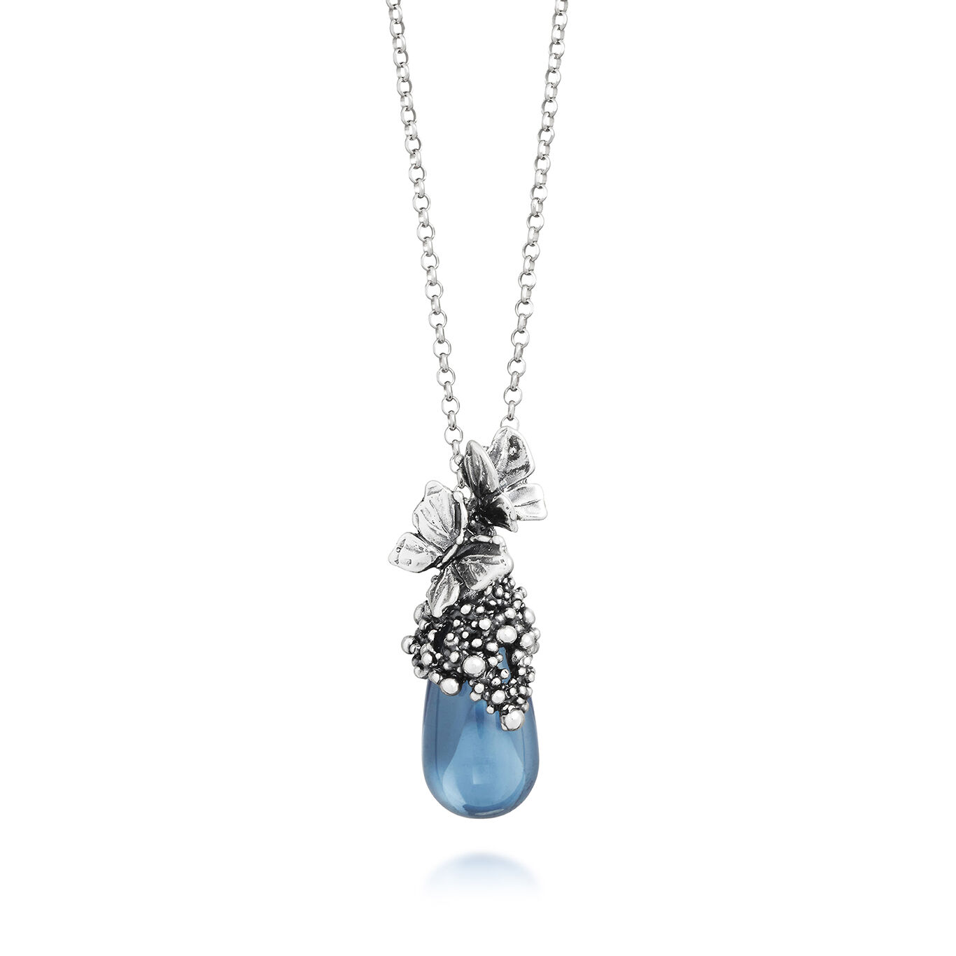Blue Butterfly Pendant