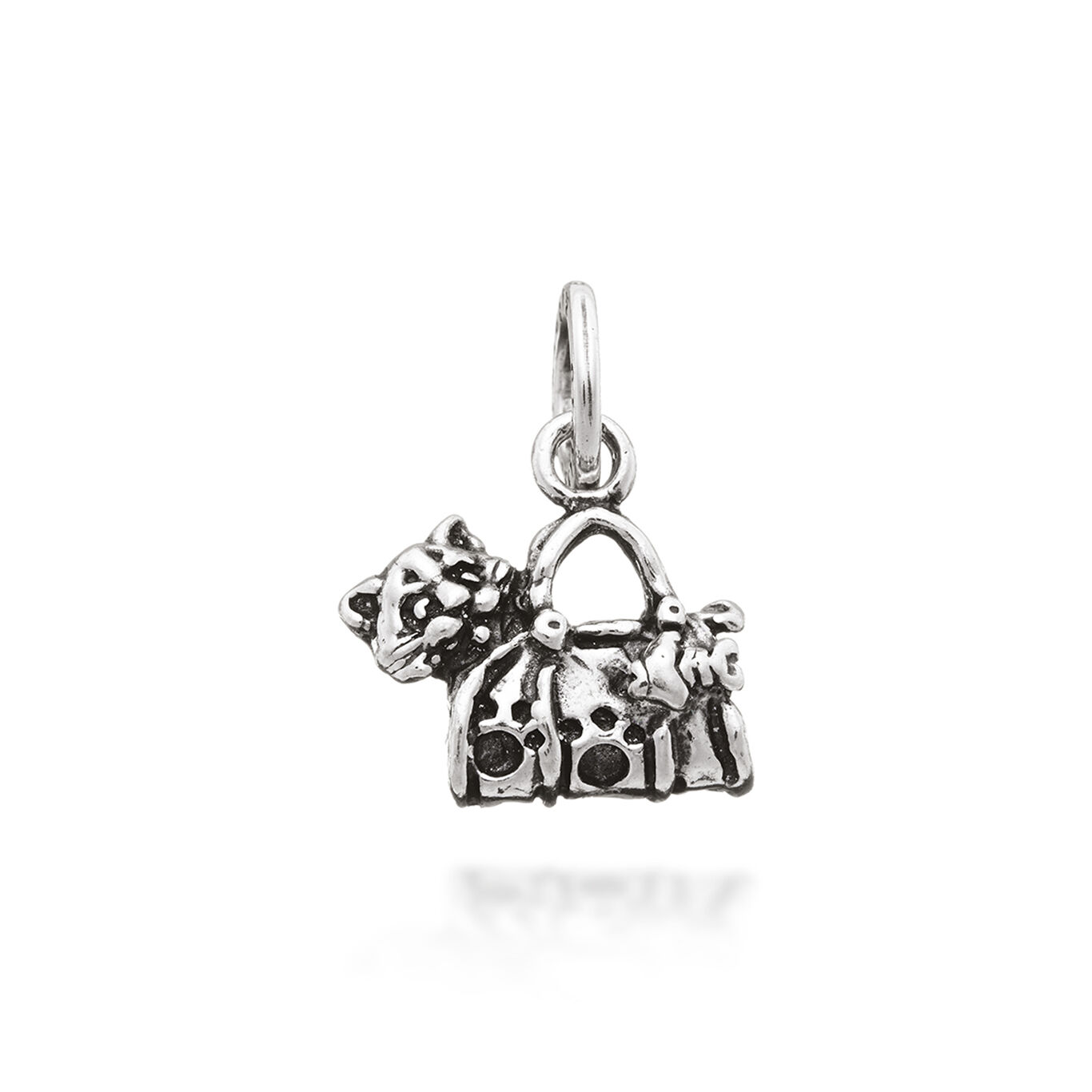 Cat in a bag Charm