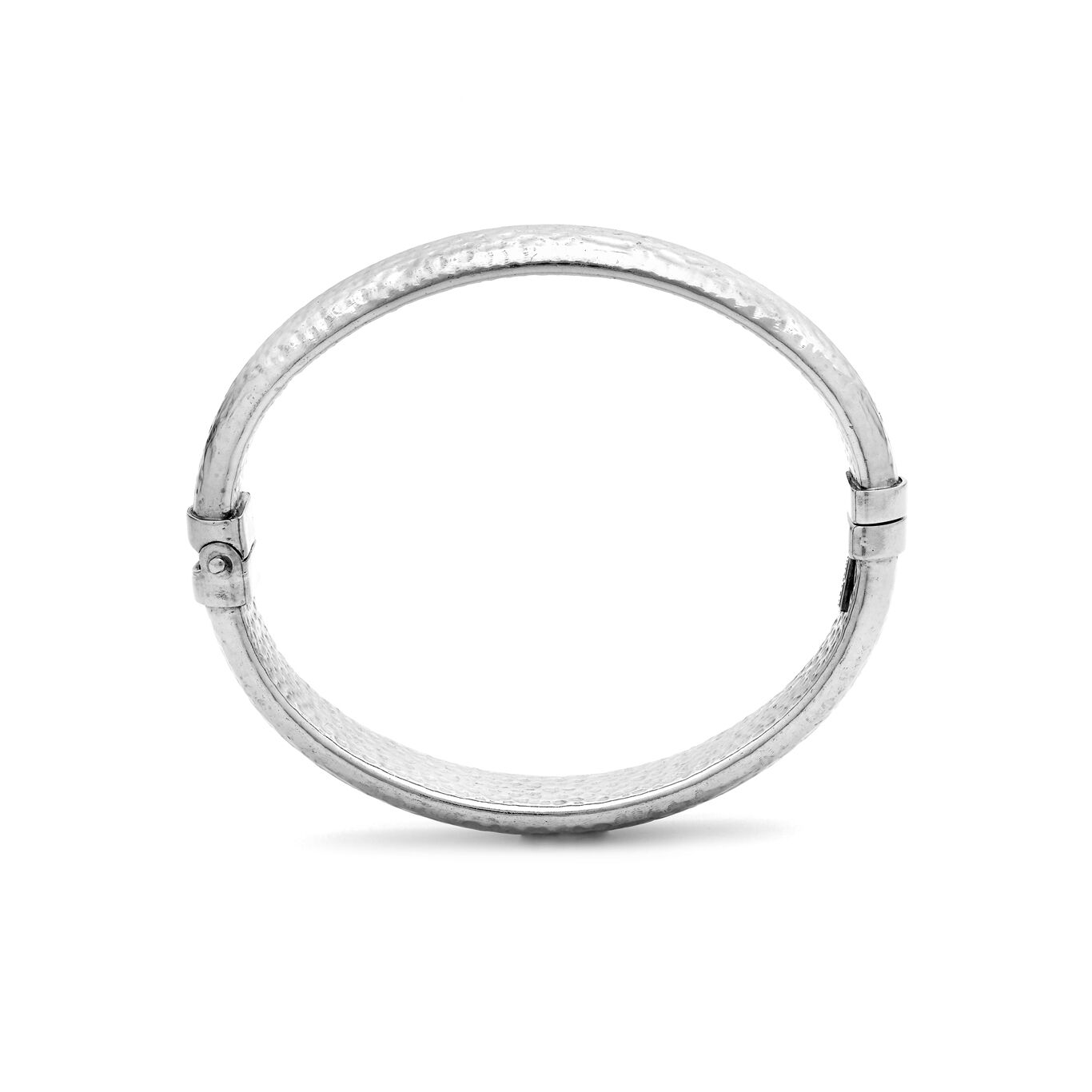 Moon Rock Big Bangle, Bangle in Sterling Silver_image number 2_Giovanni Raspini