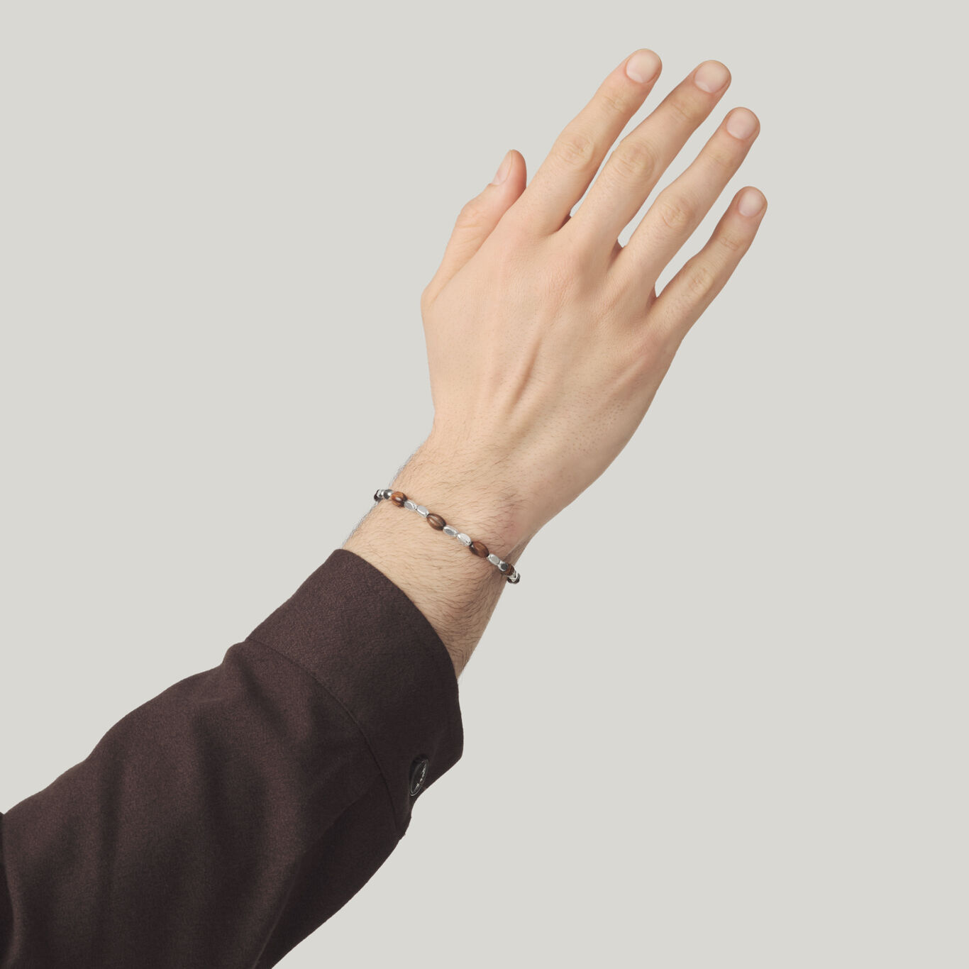 Bull'S Eye Seed Bracelet, Bracelet in Sterling Silver and bull's eye_image number 1_Giovanni Raspini