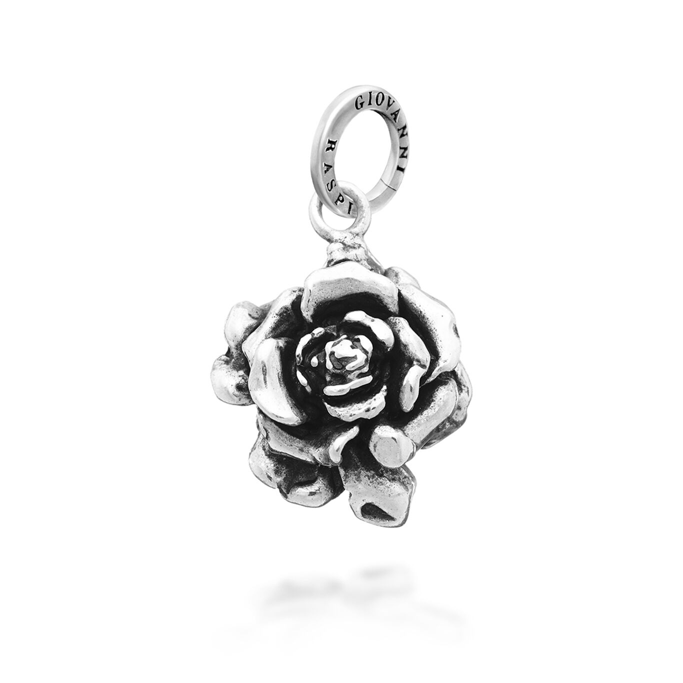 Rose Charm, Charm in Sterling Silver_image number 0_Giovanni Raspini