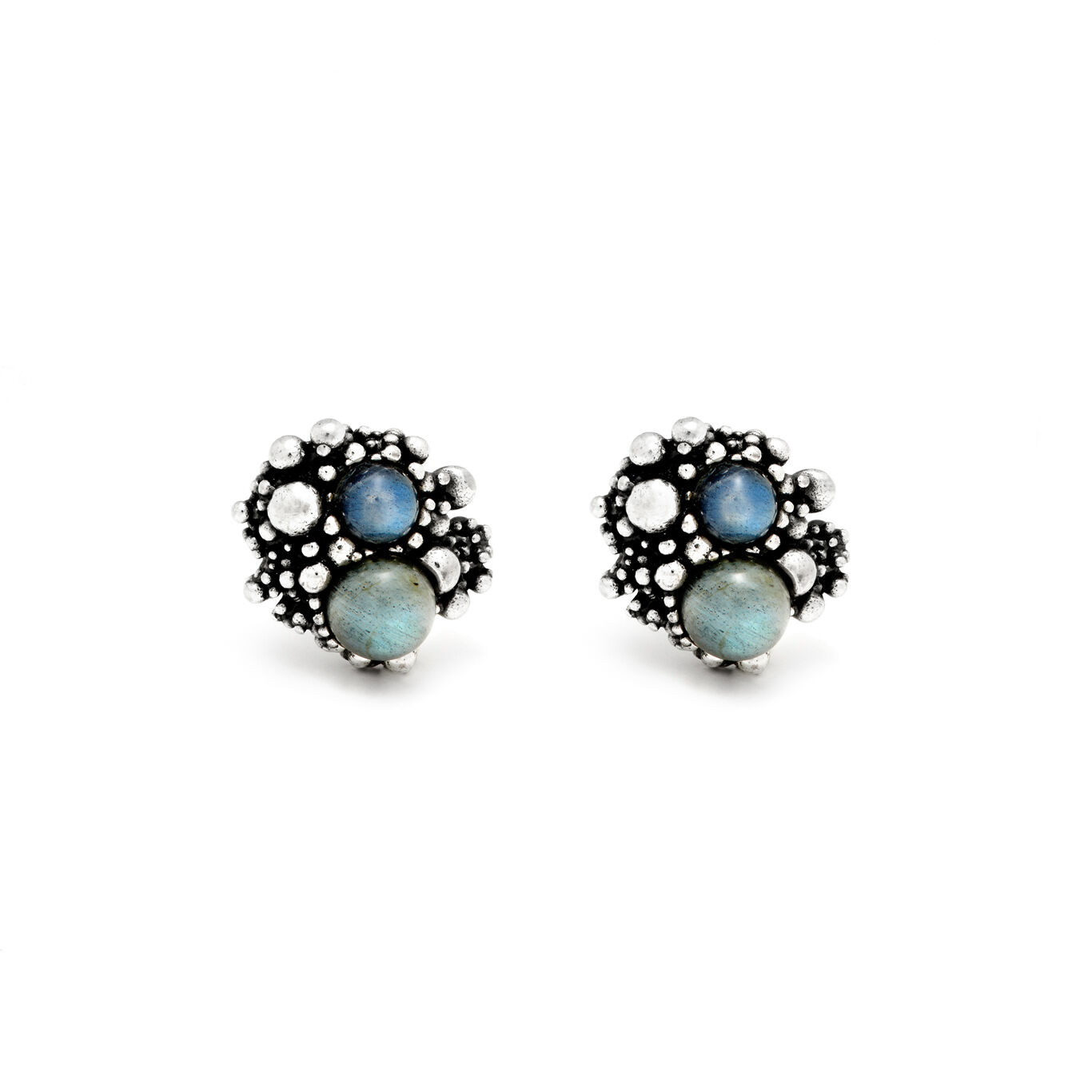 Milky Way Small Earrings, Earrings in Sterling Silver and labradorite_image number 0_Giovanni Raspini