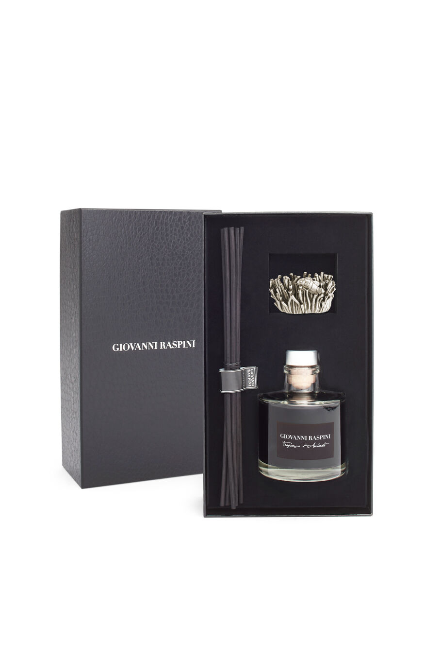 Difusor An&eacute;mona, Fragancia de ambiente Nero Divino con decoraci&oacute;n de bronzobianco_image number 7_Giovanni Raspini