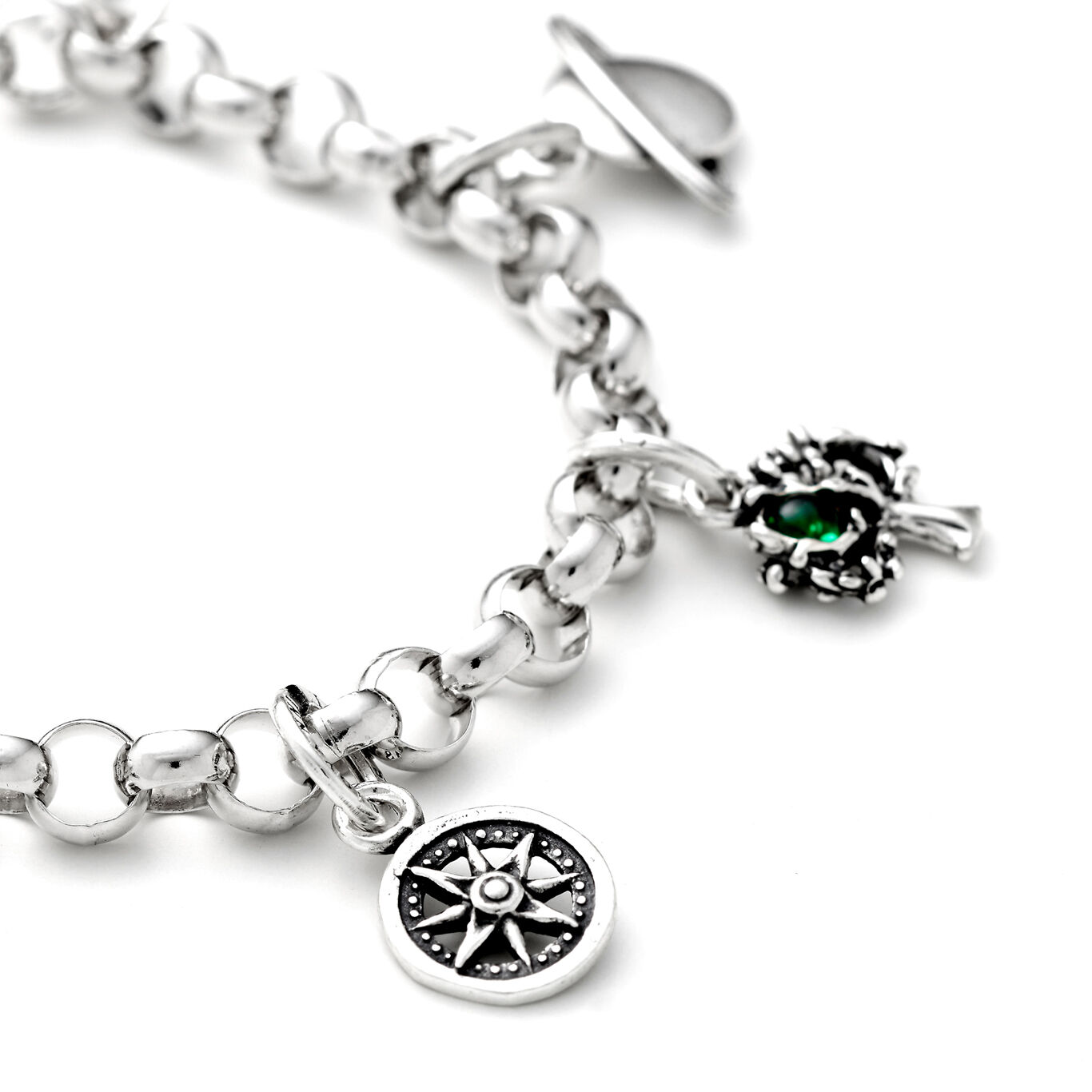 Wind rose Charm, Charm in Sterling Silver_image number 2_Giovanni Raspini