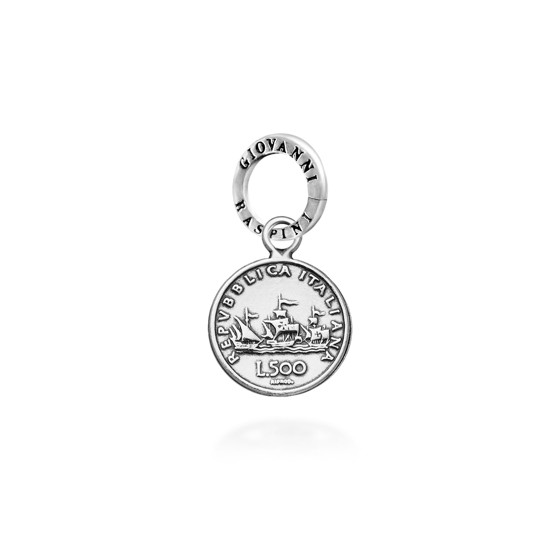 Charm Pi&egrave;ce de 500&nbsp;lires, mini mod&egrave;le image number 1