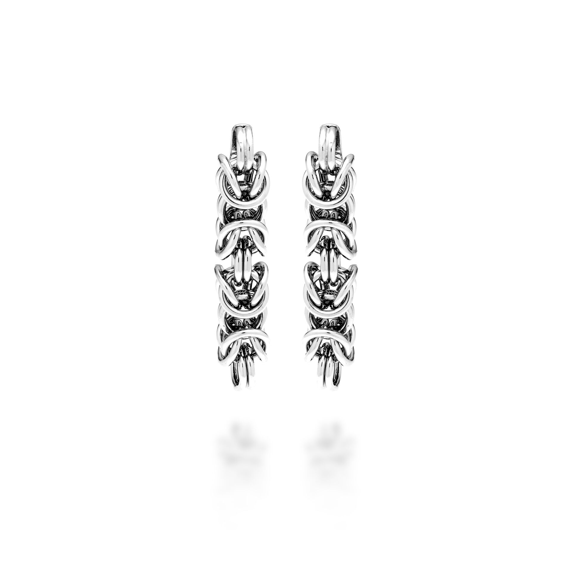 Boucles d'oreilles mailles byzantines image number 0