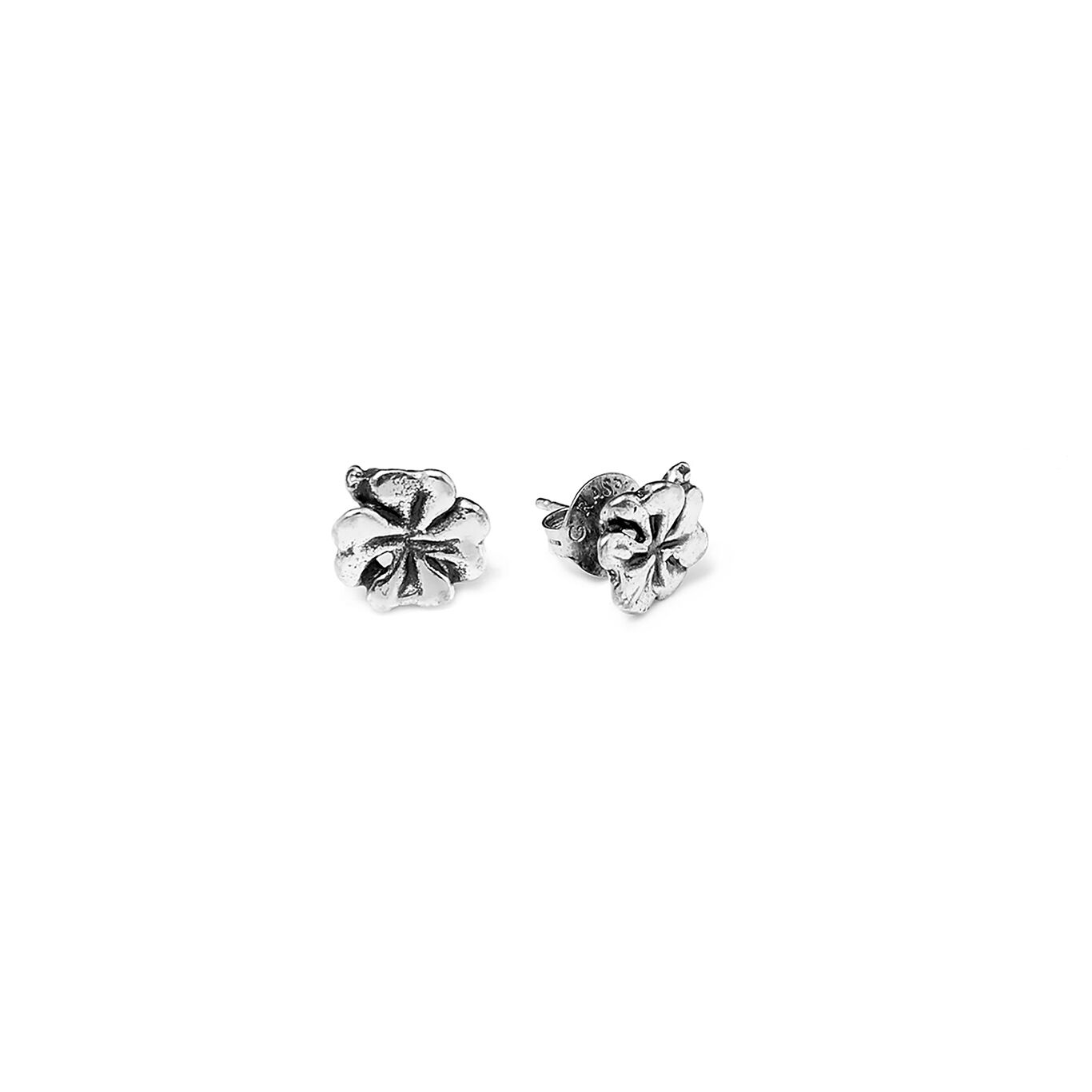 Pendientes Tr&eacute;bol de Cuatro Hojas, Pendientes de Plata 925_image number 2_Giovanni Raspini