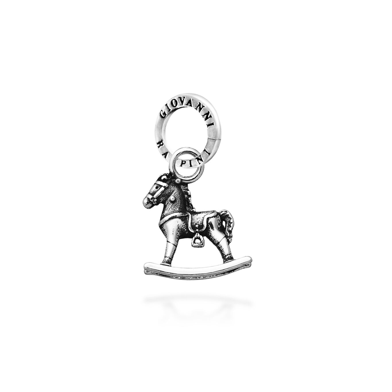 Rocking Horse Mini Charm, Charm in Sterling Silver_image number 0_Giovanni Raspini