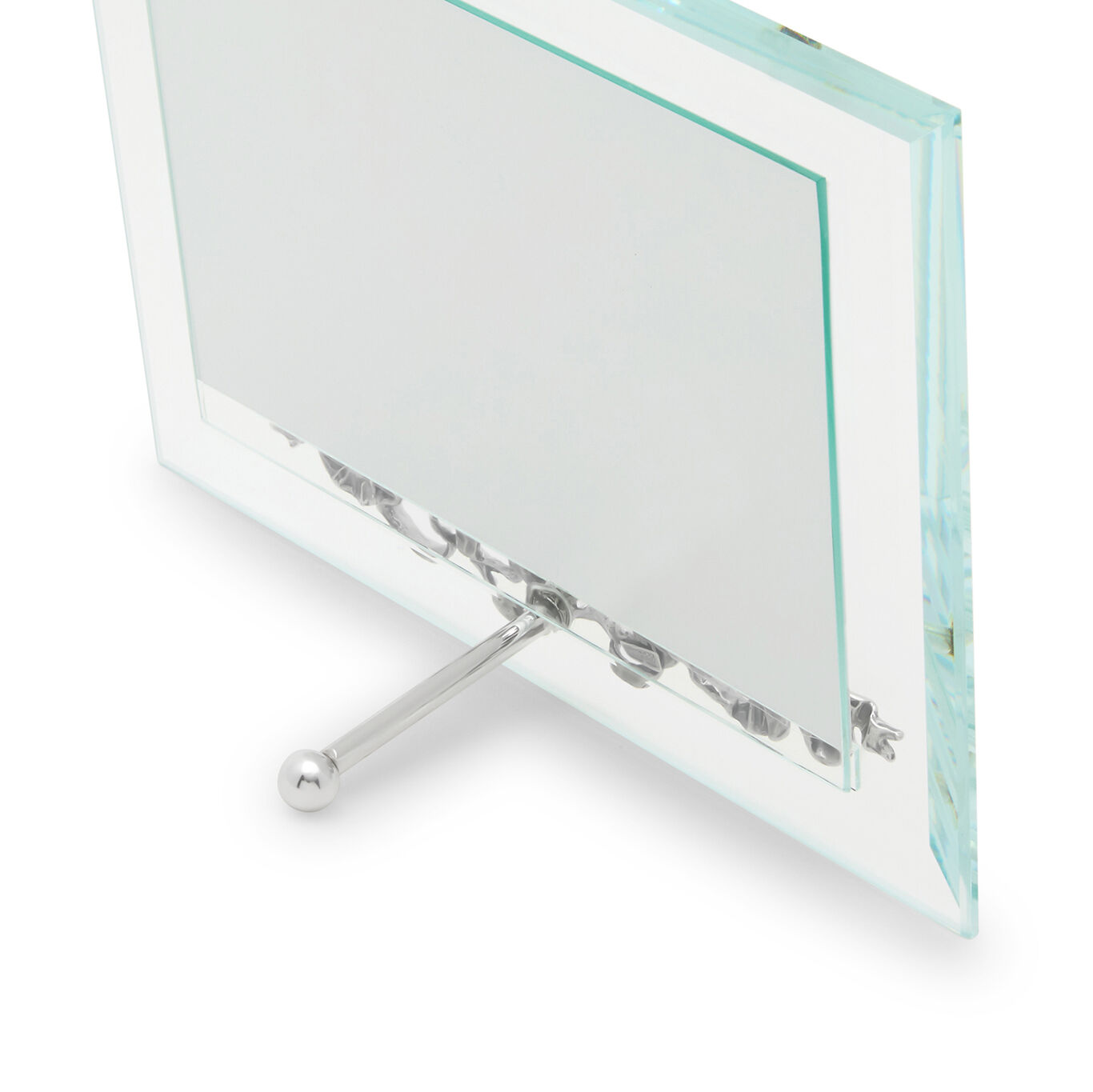 Bow Horizontal Large Light Frame, Bevelled glass and silver frame_image number 2_Giovanni Raspini