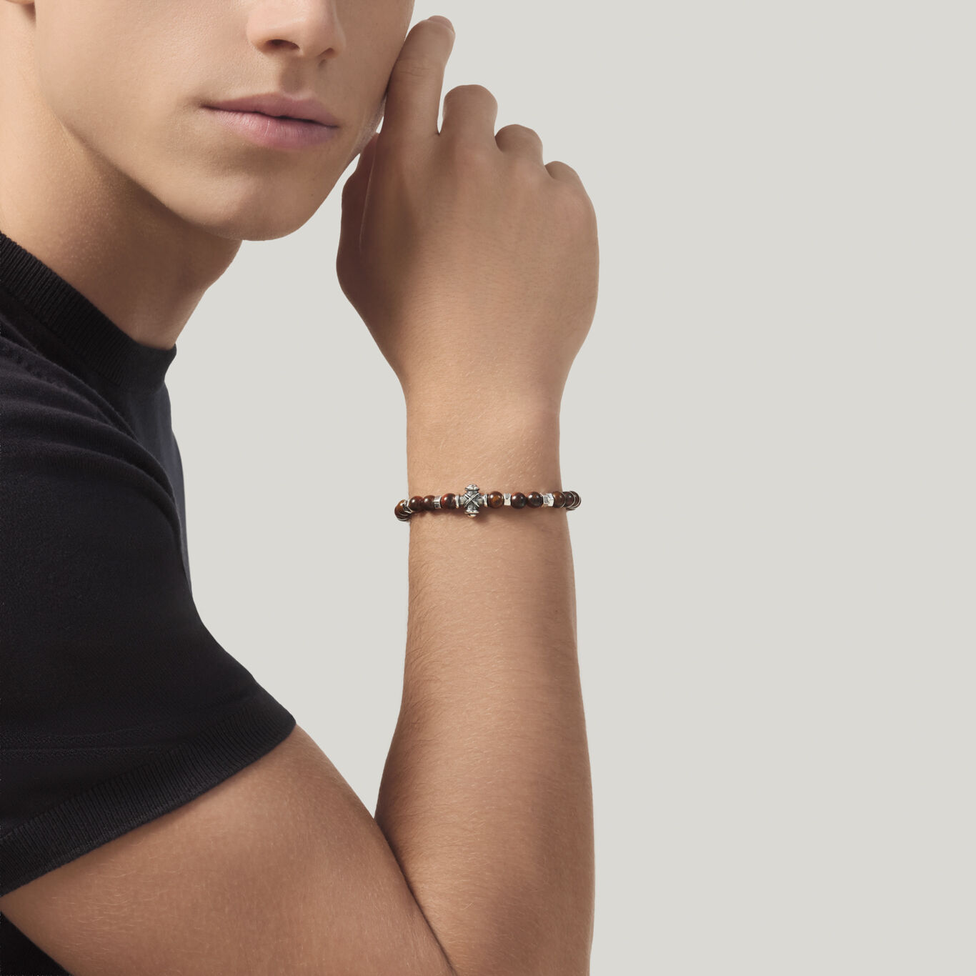 Armband Kreuz Ochsenauge