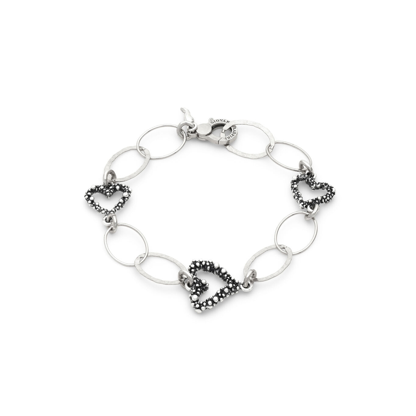 Hearts and Chain Bracelet