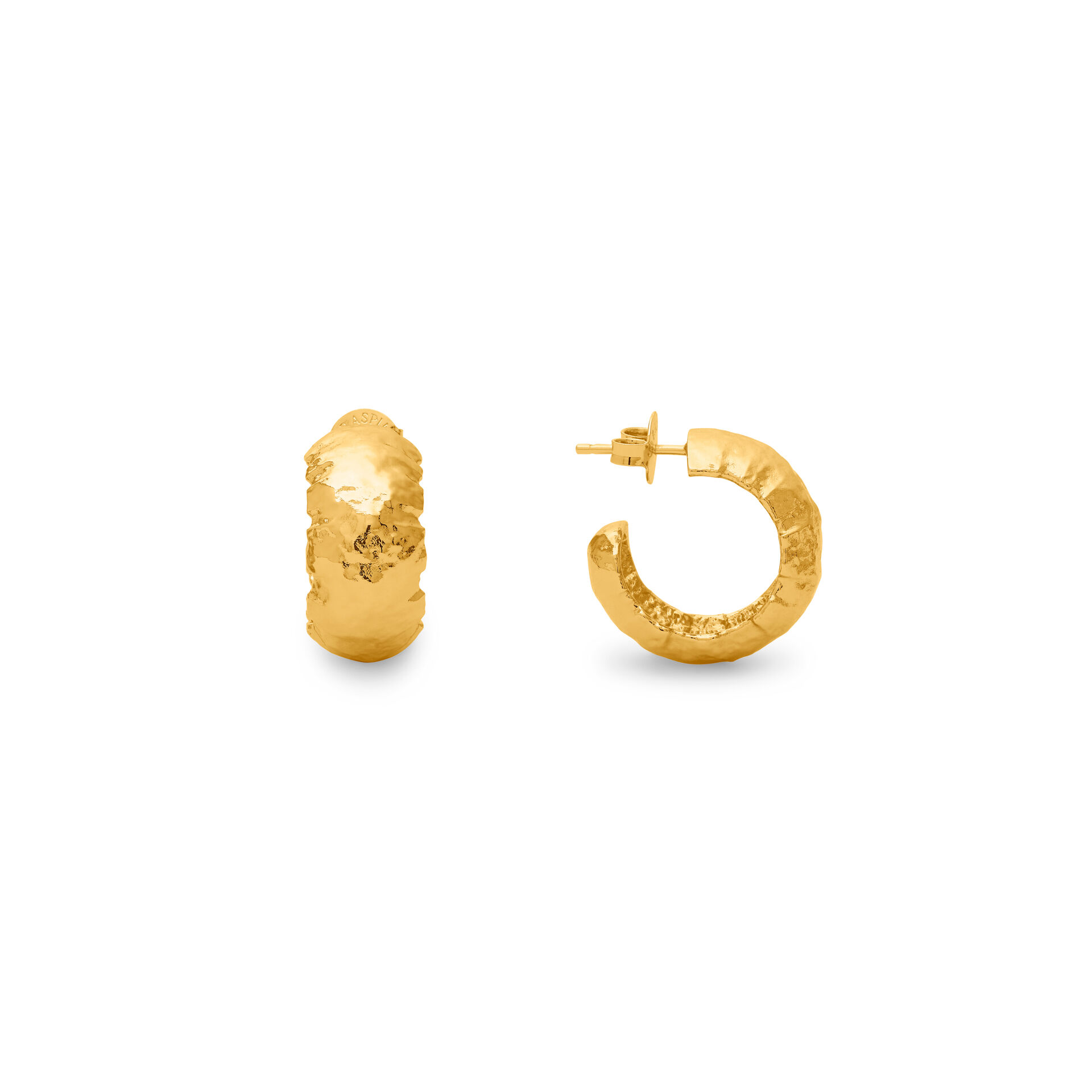 Sand Hoop Earrings image number 2