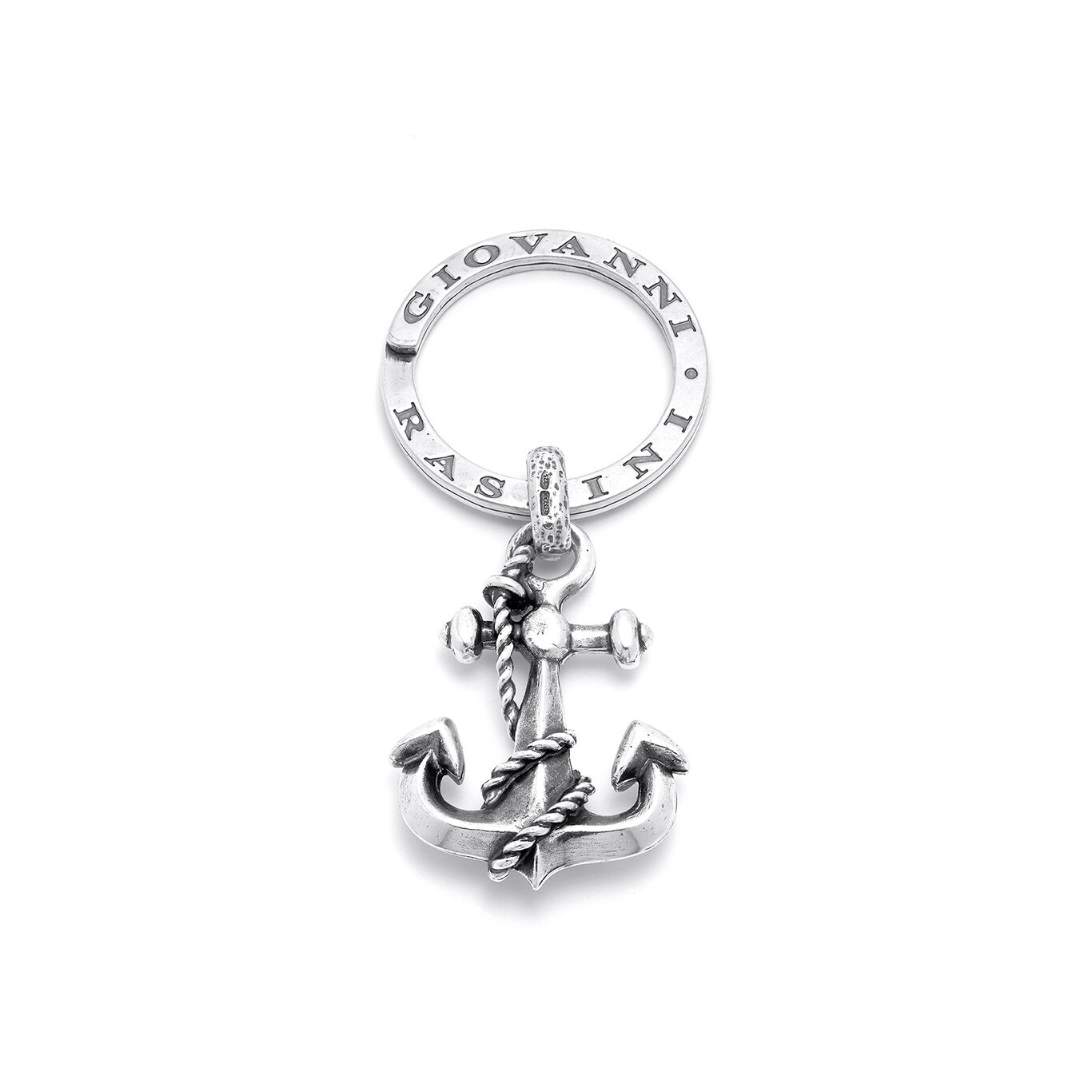 Anchor Key Ring, Key ring in Sterling Silver_image number 0_Giovanni Raspini