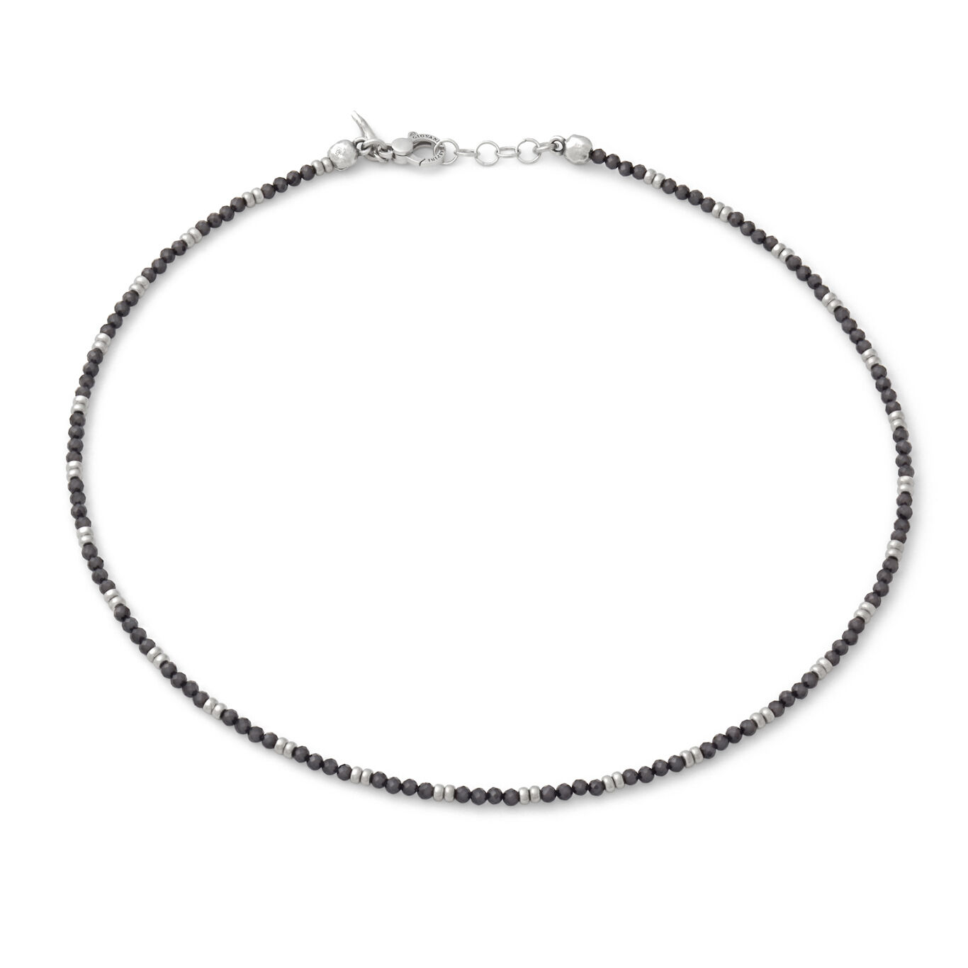 Black Spinel Beat Necklace