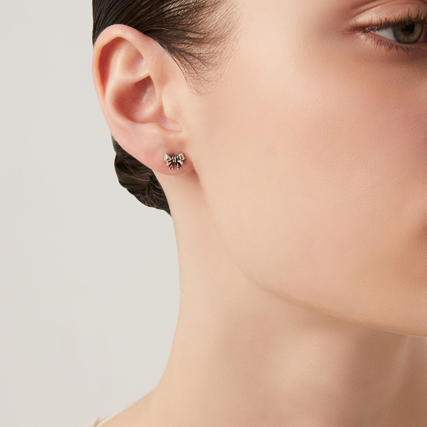 Bow Mini Earrings, Earrings in Sterling Silver_image number 1_Giovanni Raspini