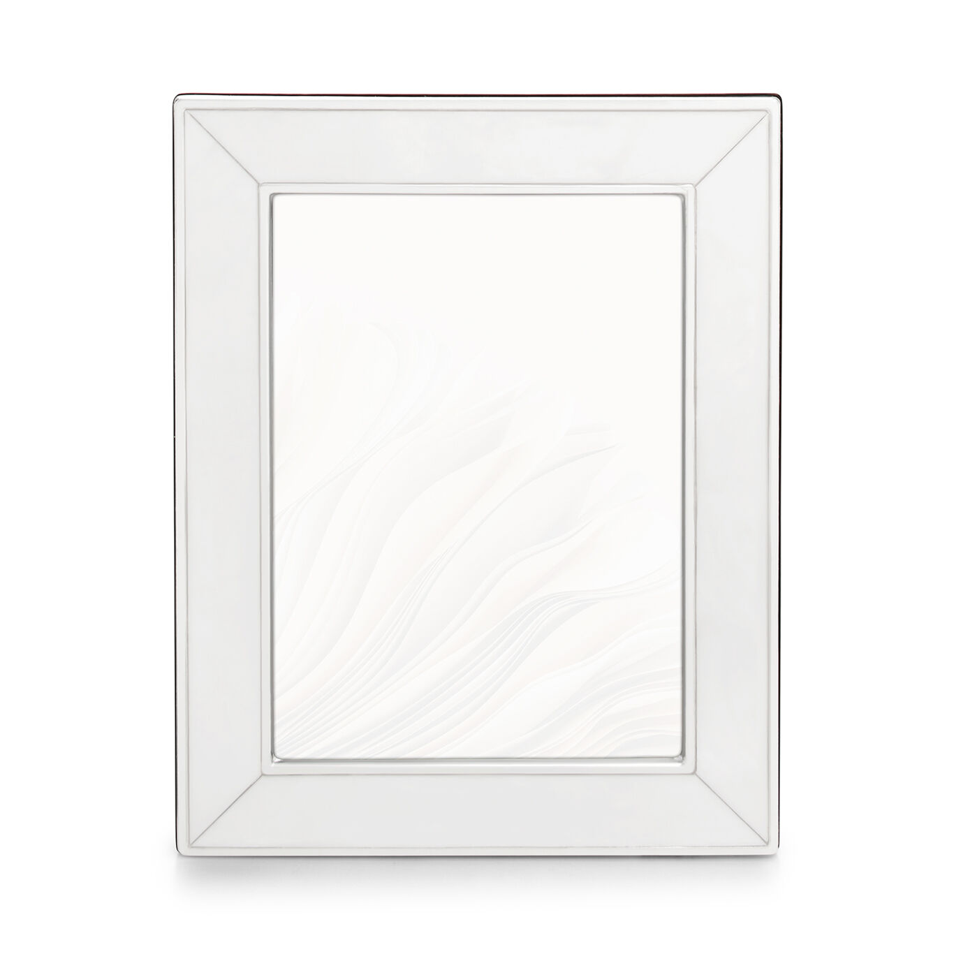 Mother Of Pearl Medium Frame, Mother of pearl and silver frame_image number 0_Giovanni Raspini
