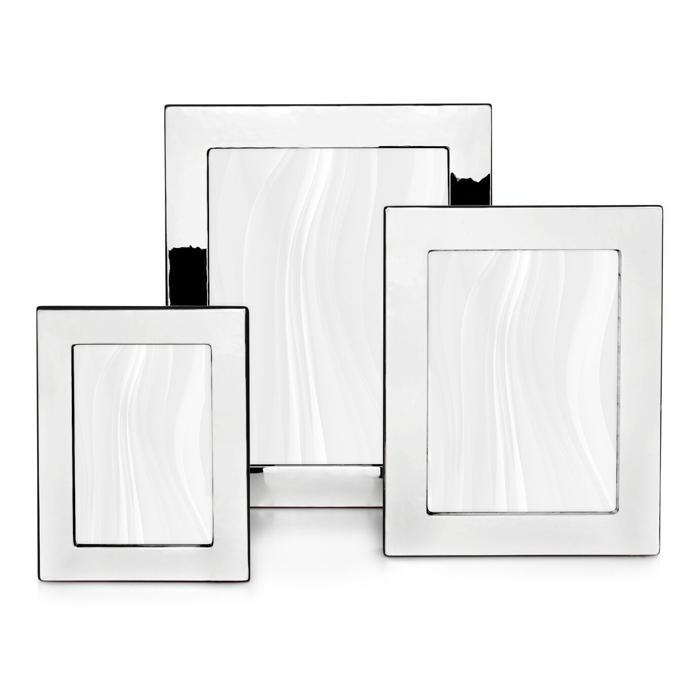 Hammered Medium Frame, Silver frame_image number 2_Giovanni Raspini