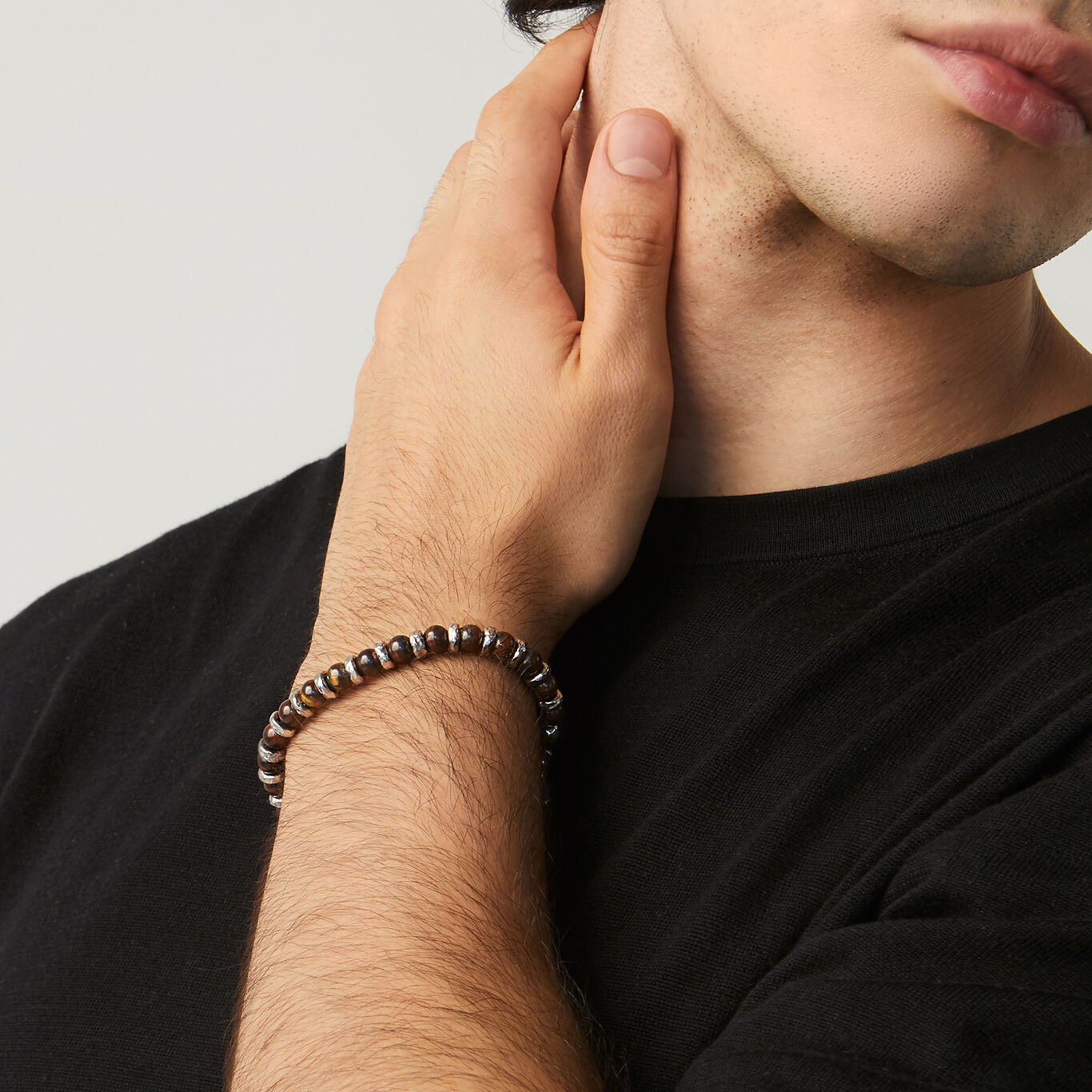 Bracciale Tango Occhio Di Toro, Bracciale in Argento 925 e occhio di toro_image number 1_Giovanni Raspini