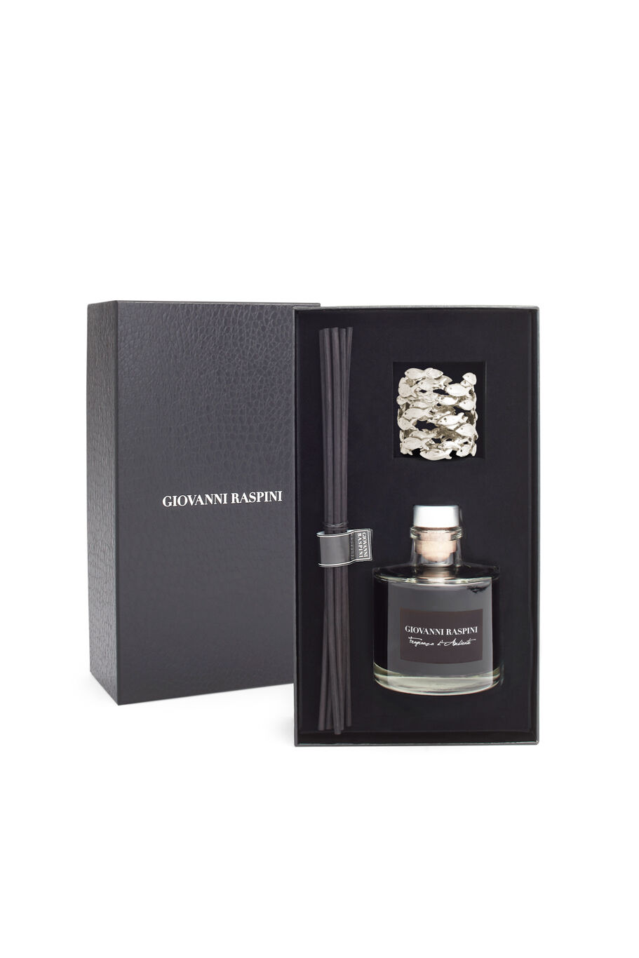 Diffuseur Sardines, Parfum d&rsquo;int&eacute;rieur Nero Divino avec d&eacute;coration en bronzobianco_image number 3_Giovanni Raspini