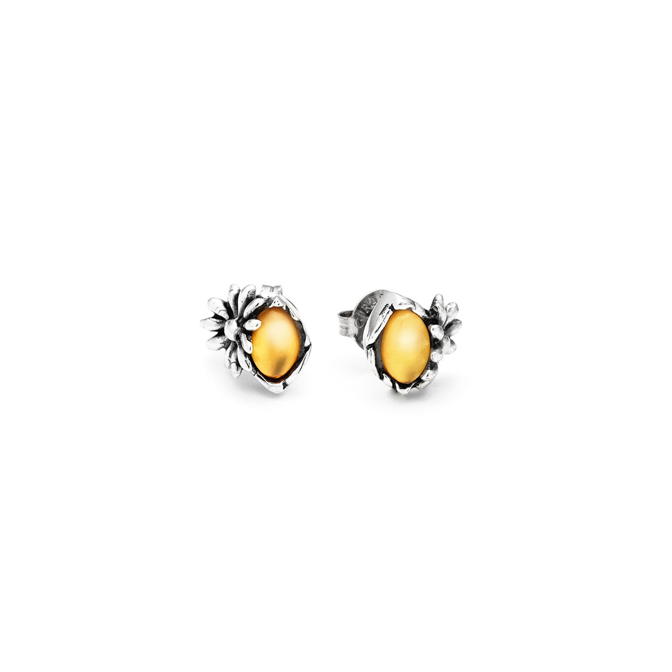 Boucles D'oreilles Marguerite En Argent 925 - Puces Fleuries Blanches - Bijoux Fantaisie Quotidien Ou Occasions