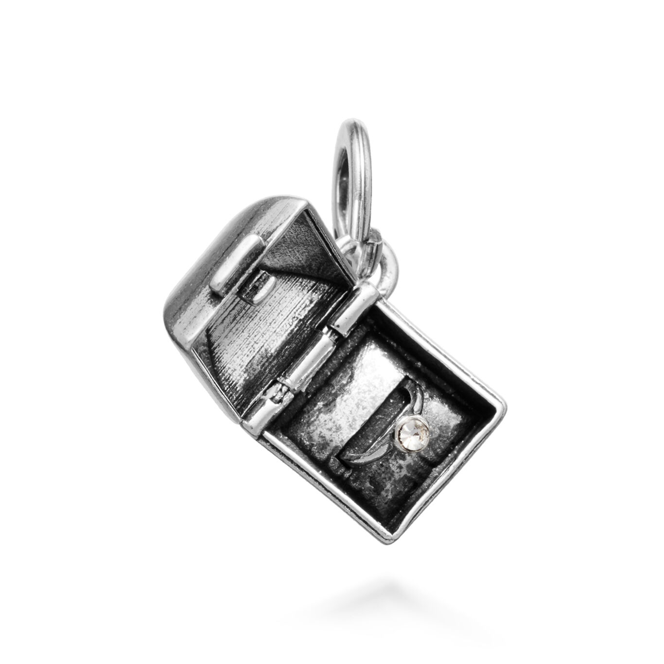 Openable Solitaire Charm