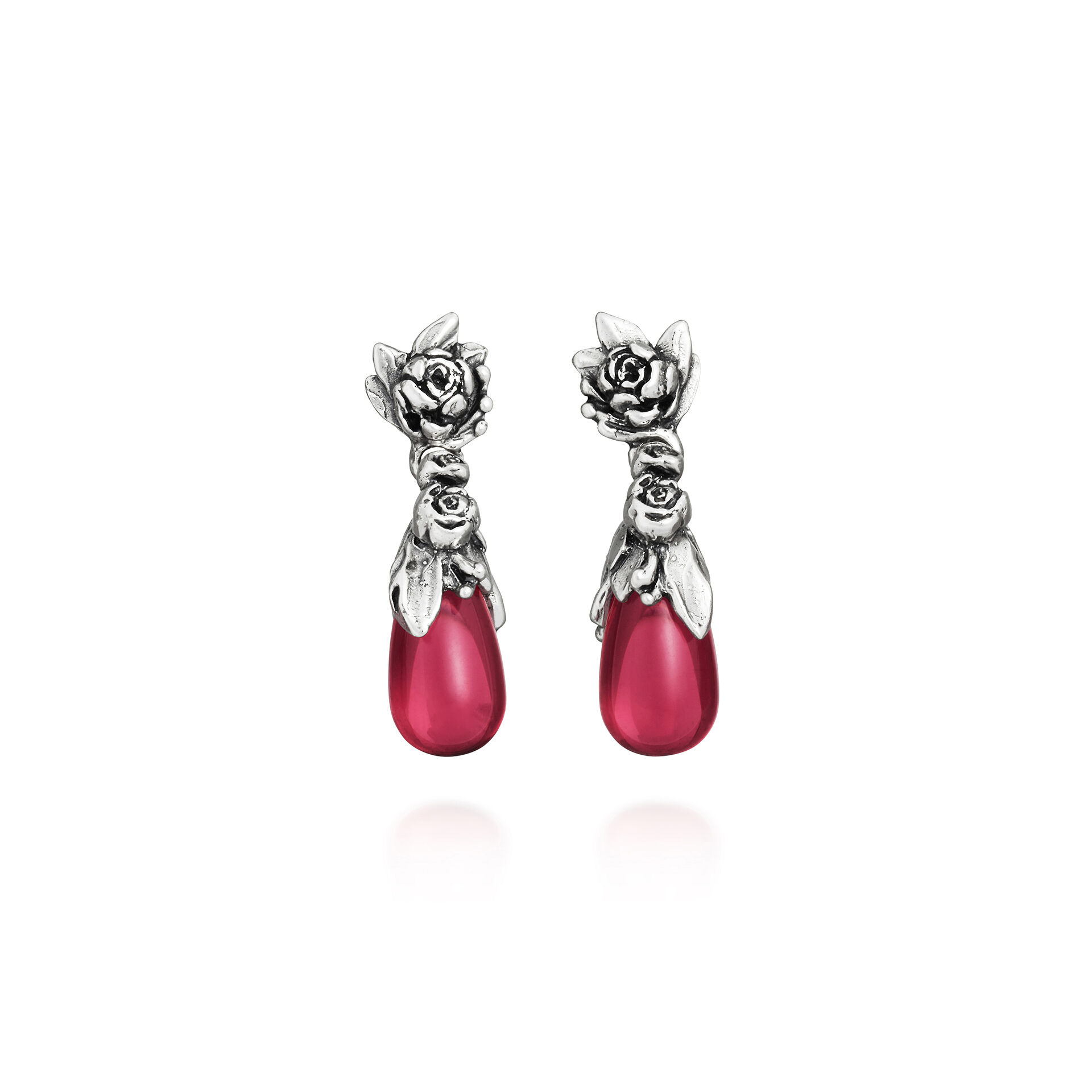 Peony Drop Earrings image number 0