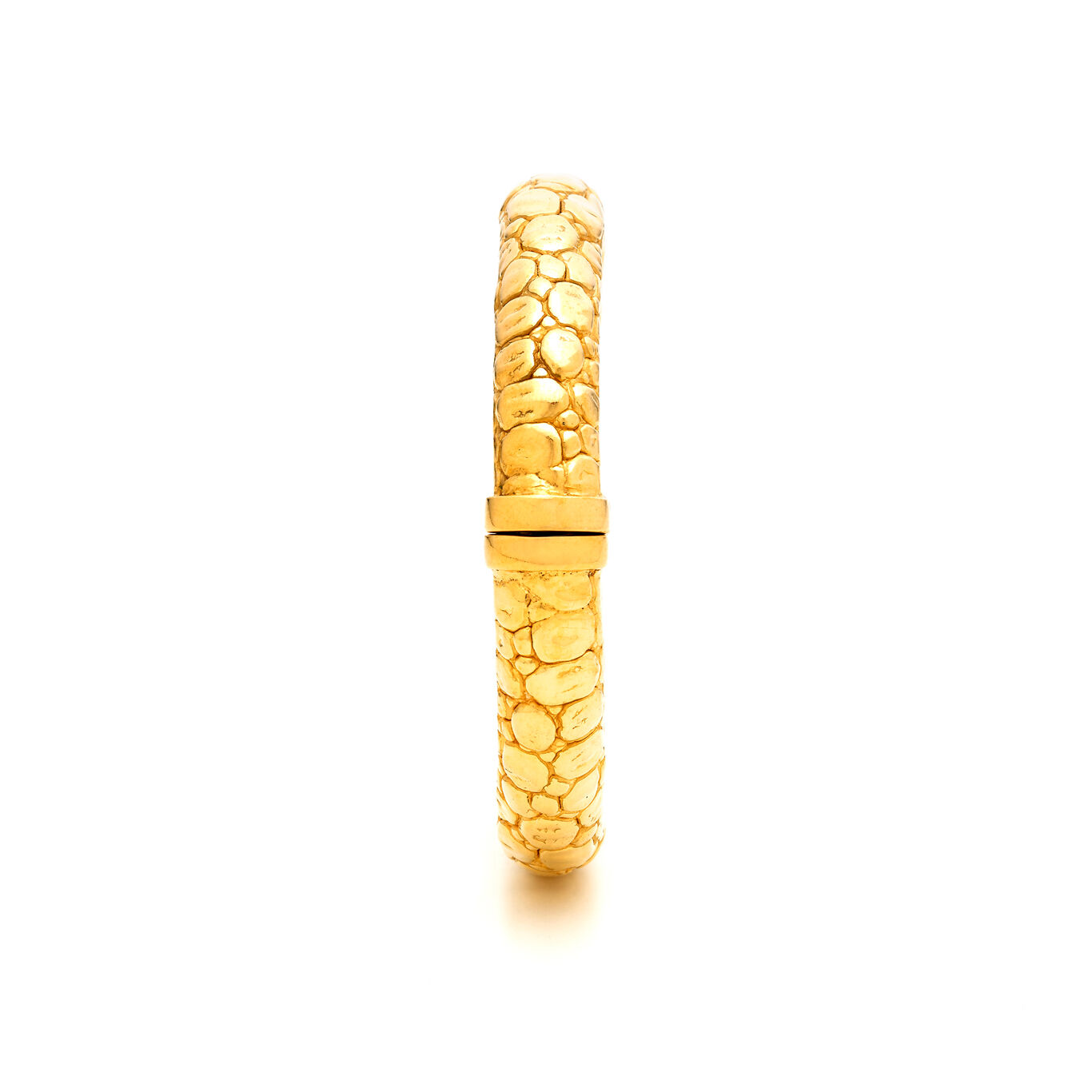 Bangle Croco Piccolo, Bracciale rigido in Argento placcato oro 18 kt_image number 5_Giovanni Raspini