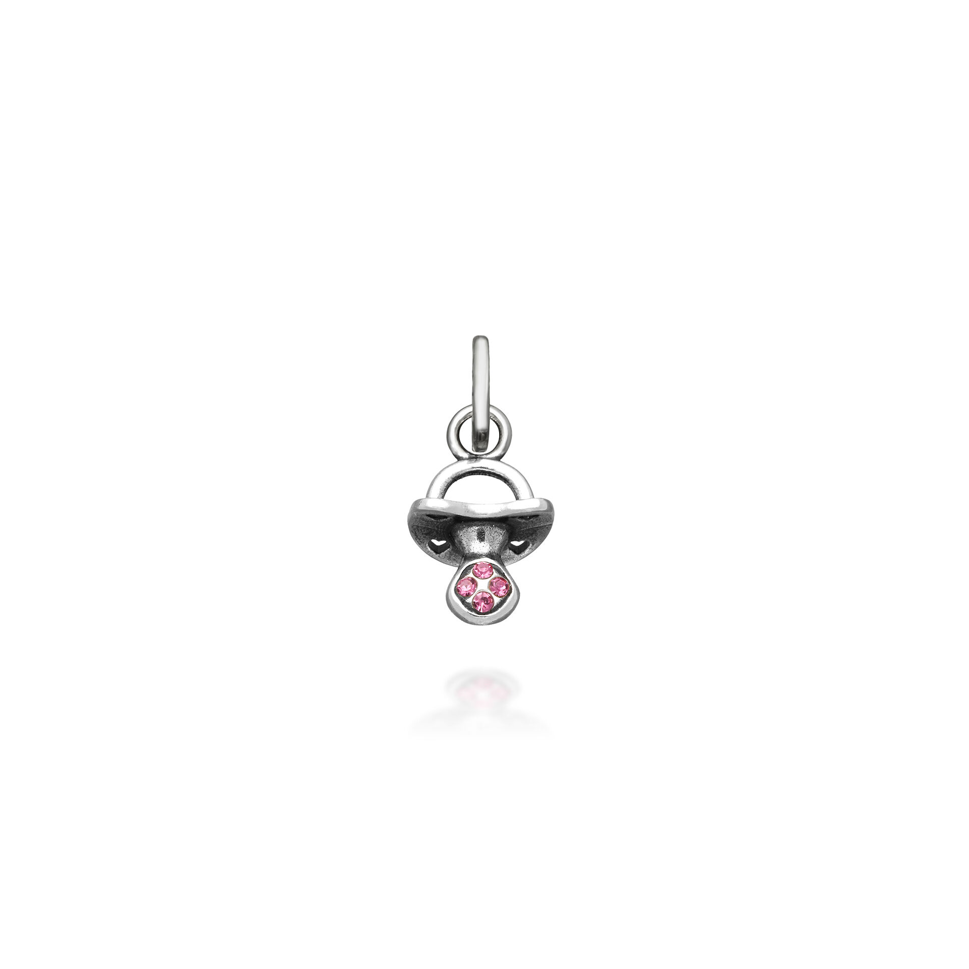 Pacifier Crystal Mini Charm image number 0
